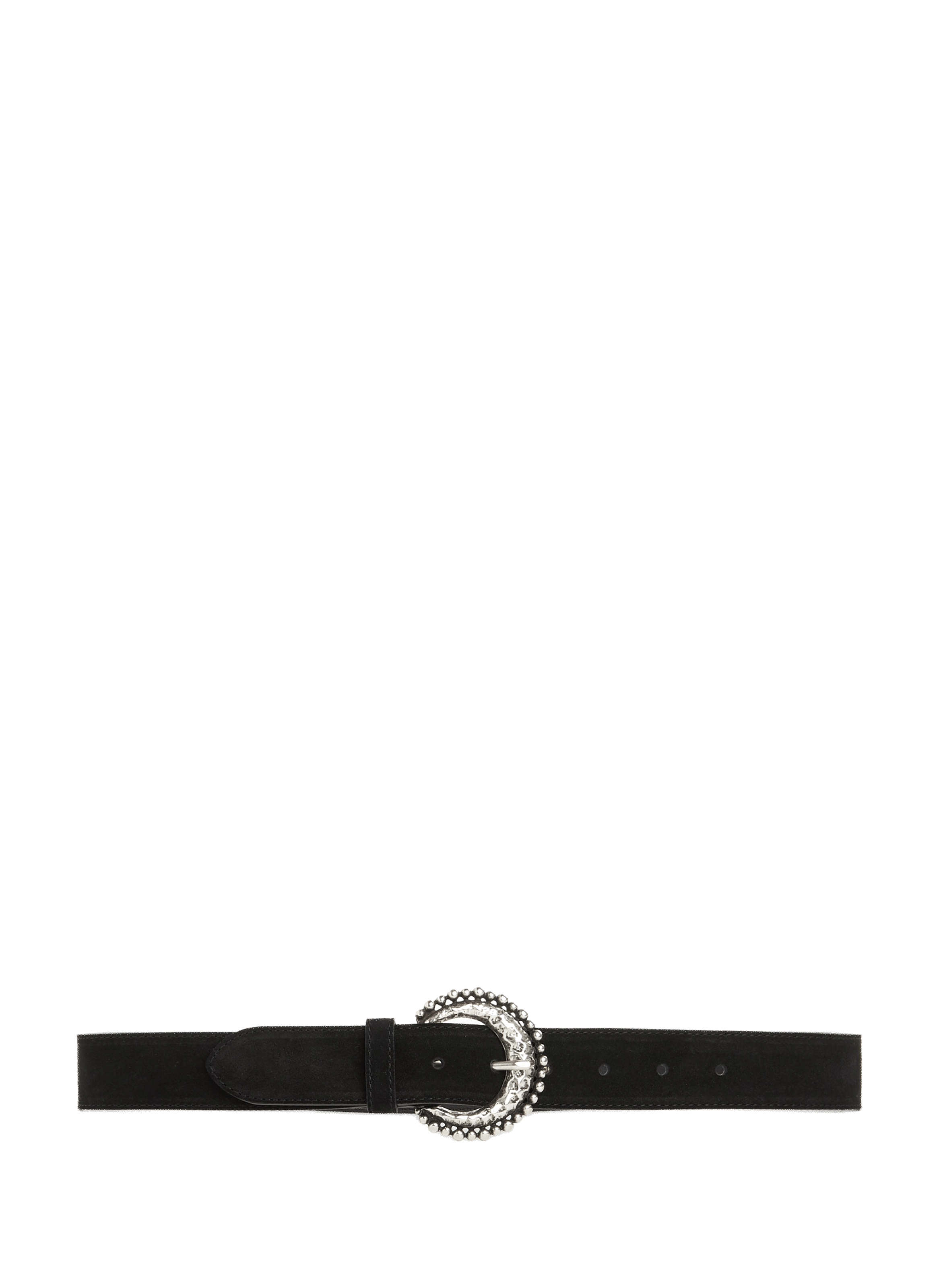 SAISON 1865 Leather belt Black