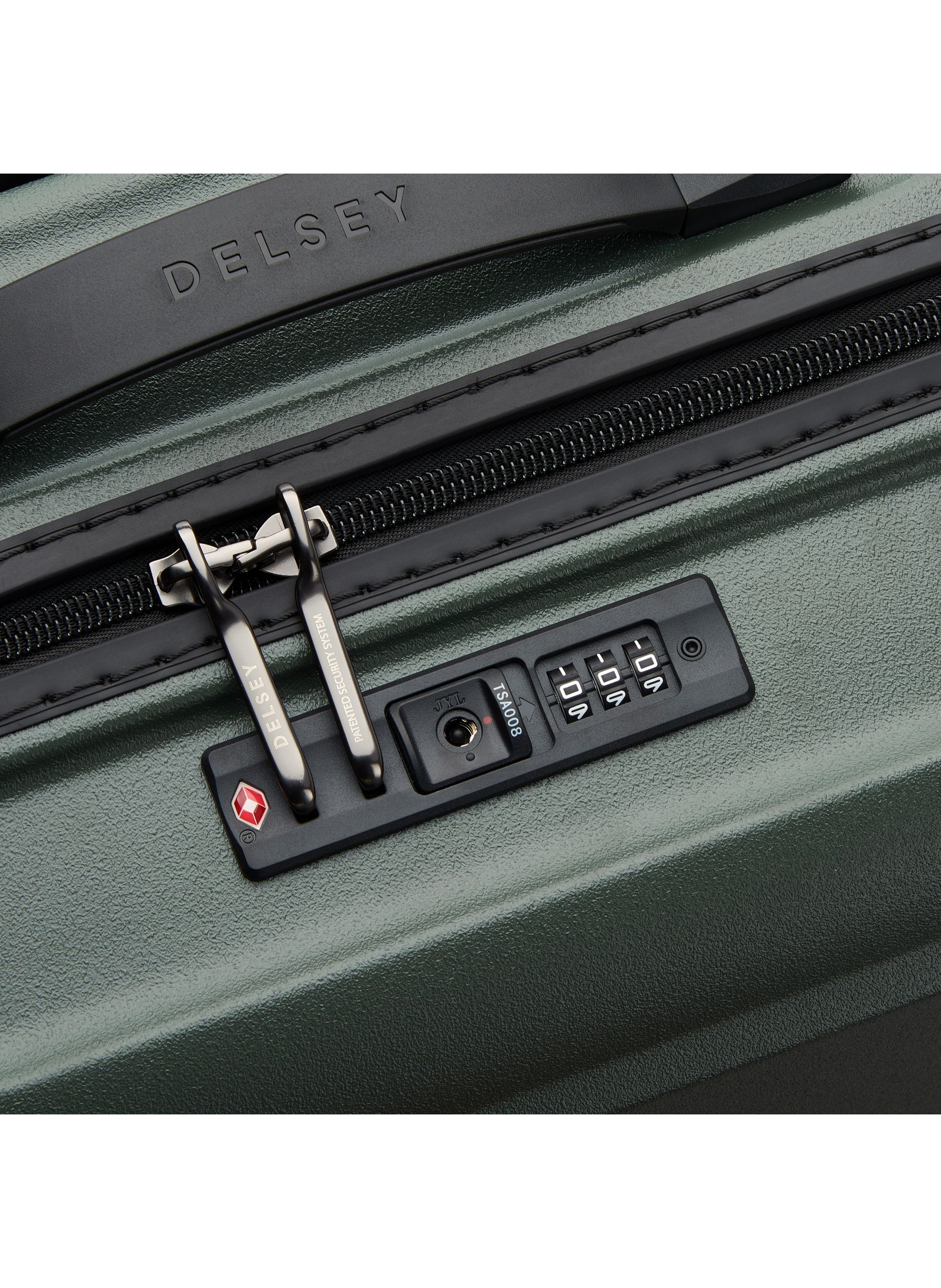 Valise cabine rigide taille s - turenne 2.0 DELSEY PARIS Vert