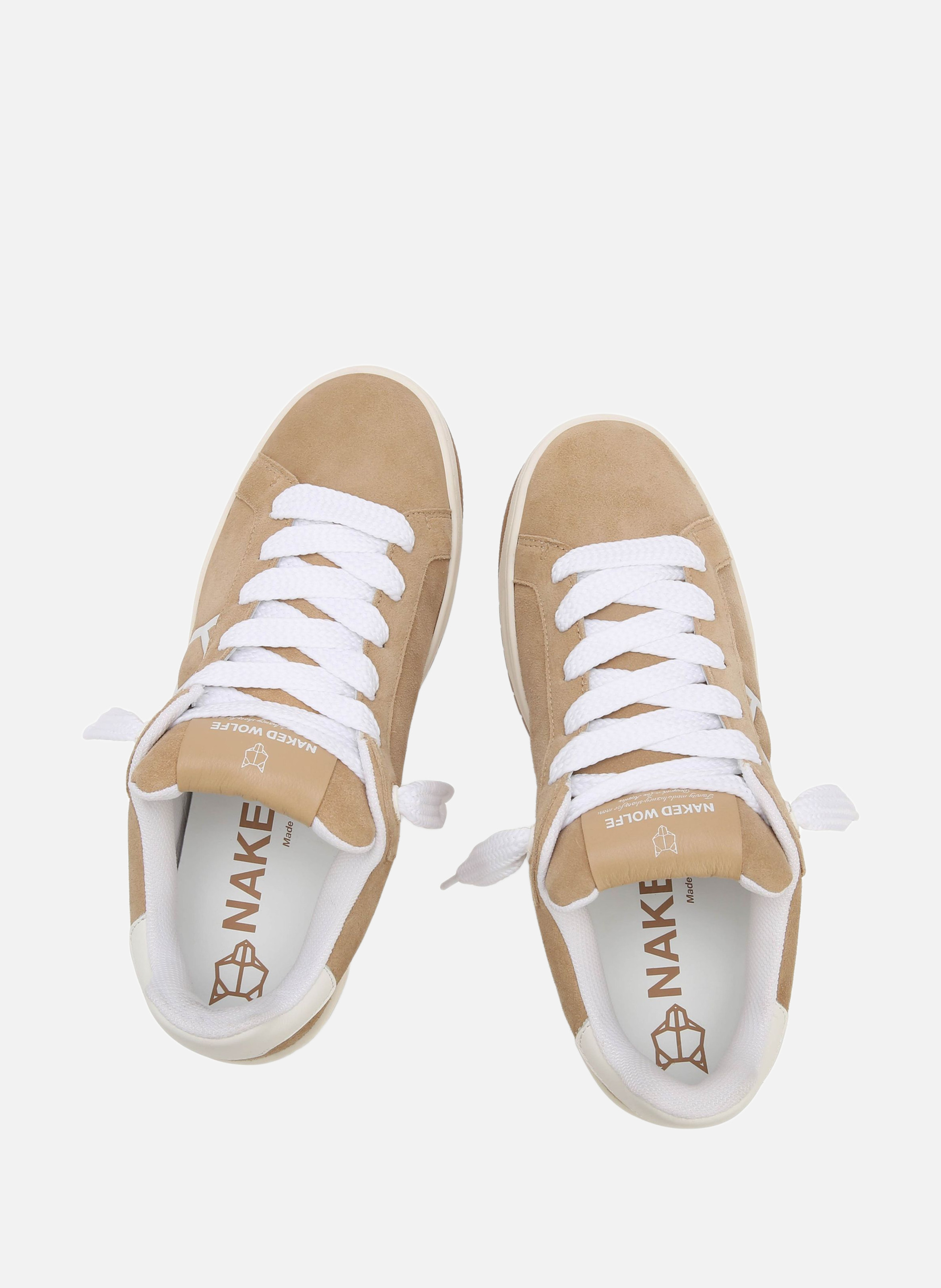 Baskets cm-02 NAKED WOLFE Marron