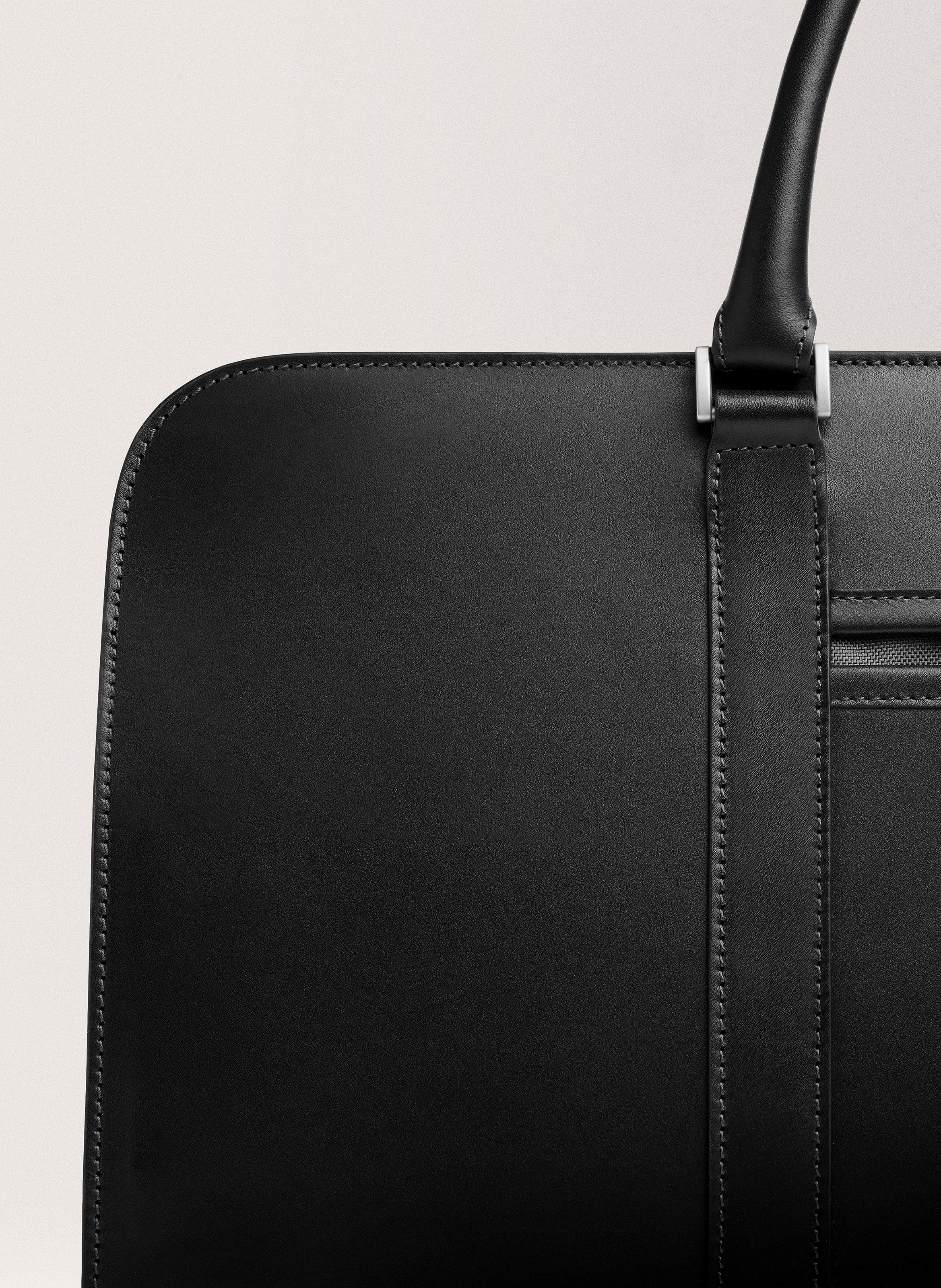 Sac de voyage 'palissy weekend' en cuir vachetta CARL FRIEDRIK Noir