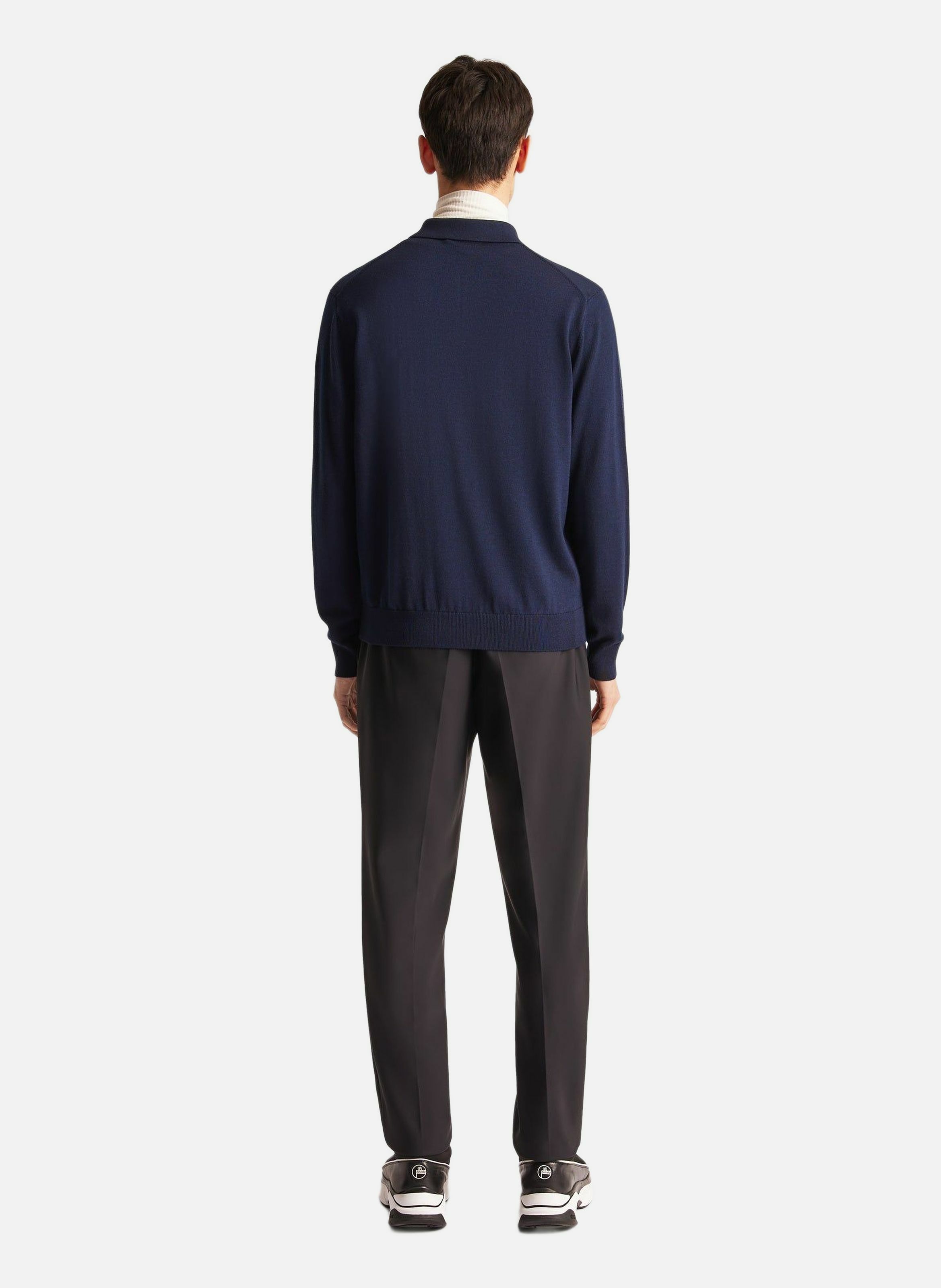 Pull clovis col camionneur coupe regular FUSALP Bleu