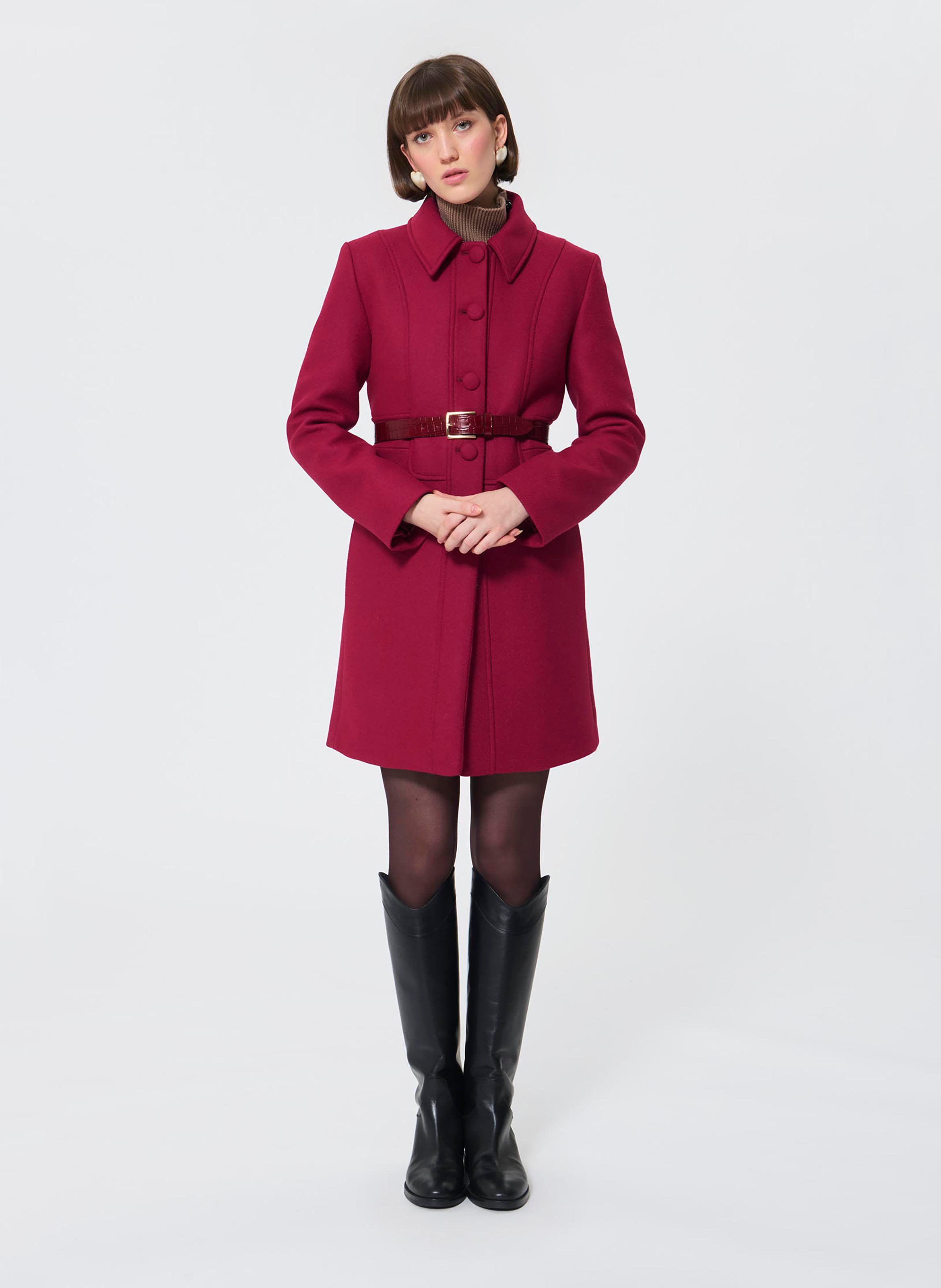 Manteau madeline TARA JARMON Rose