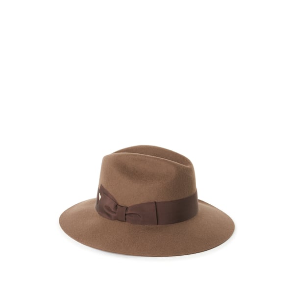 Doria 1905 Chapeau Penn En Laine In Brown