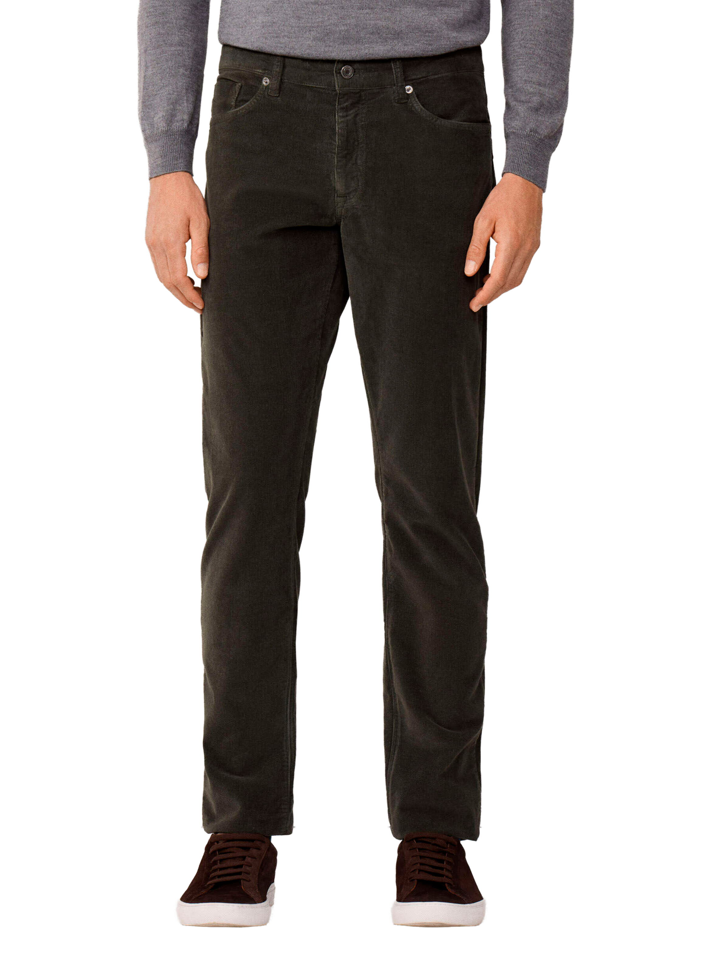 FACONNABLE Pantalon en velours côtelé  Kaki