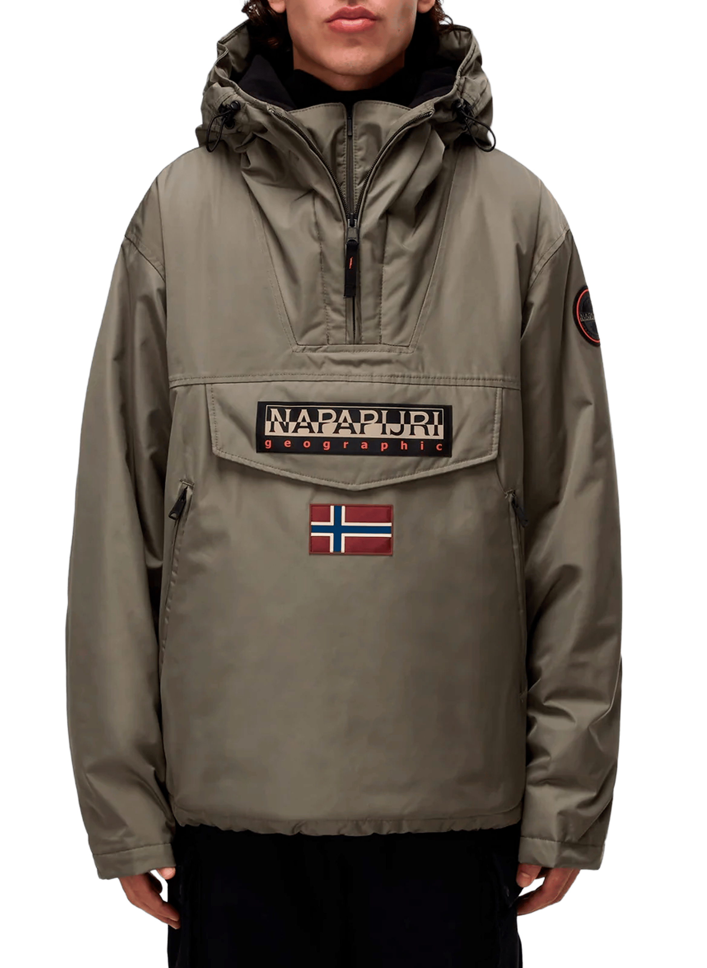 Hooded waterproof jacket Green by NAPAPIJRI NAPAPIJRI Hooded waterproof jacket Green