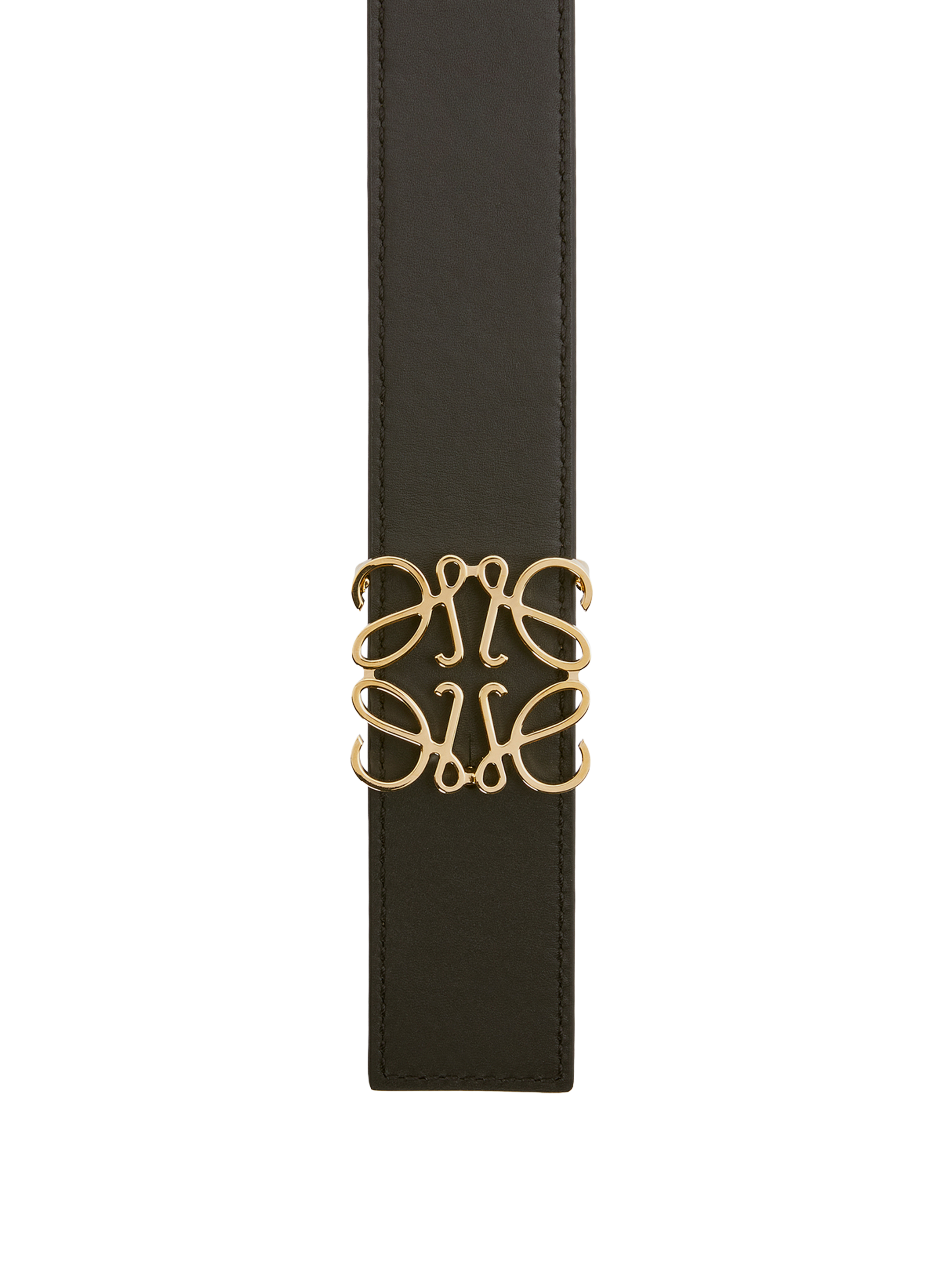 Reversible Anagram calf leather belt LOEWE Multicolour