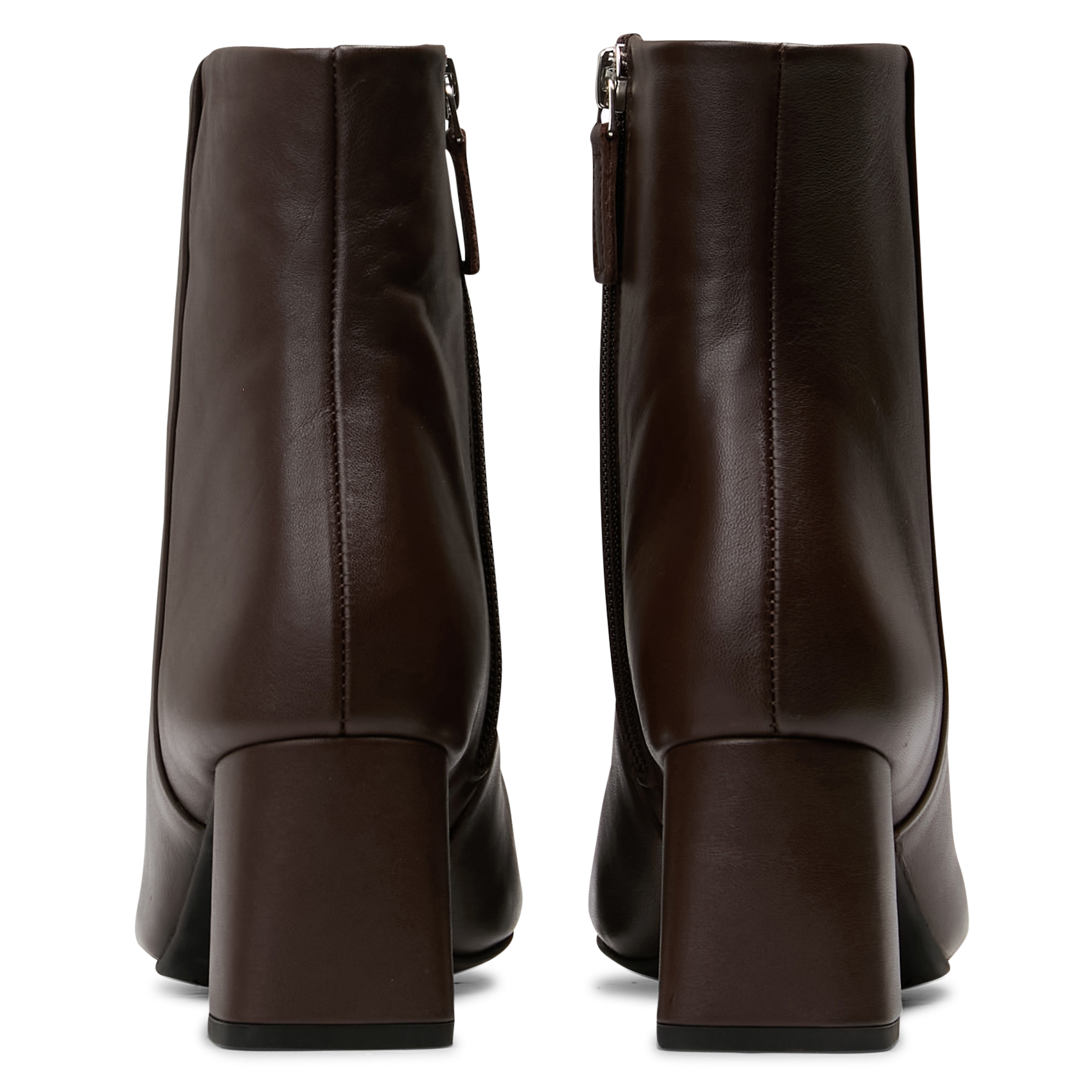 Bottines à talons en cuir REPETTO Marron