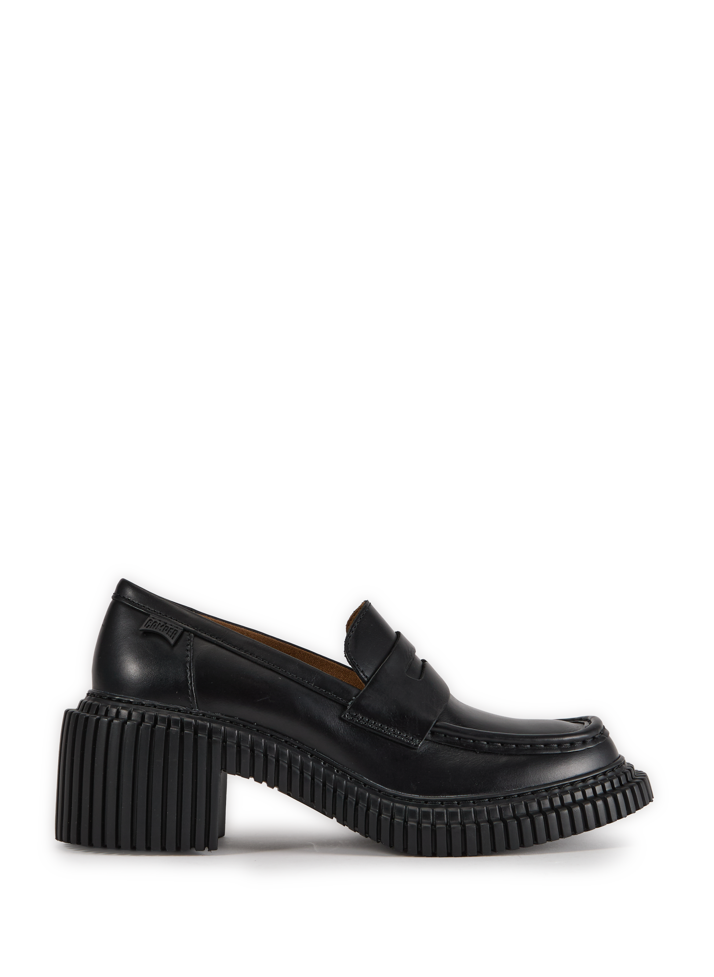 Mocassins crantés en cuir CAMPER Noir