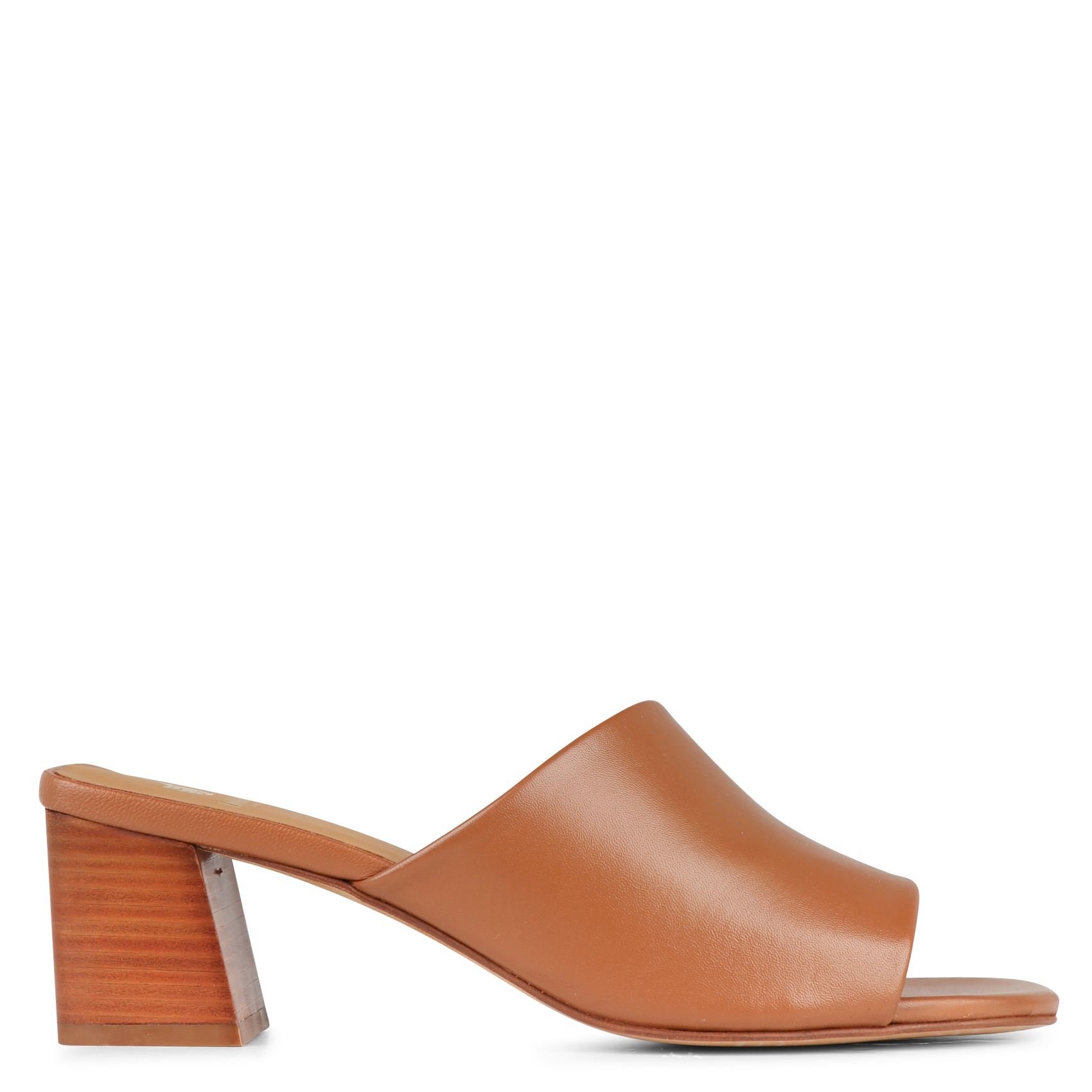 Mules en cuir kelly BOBBIES Marron