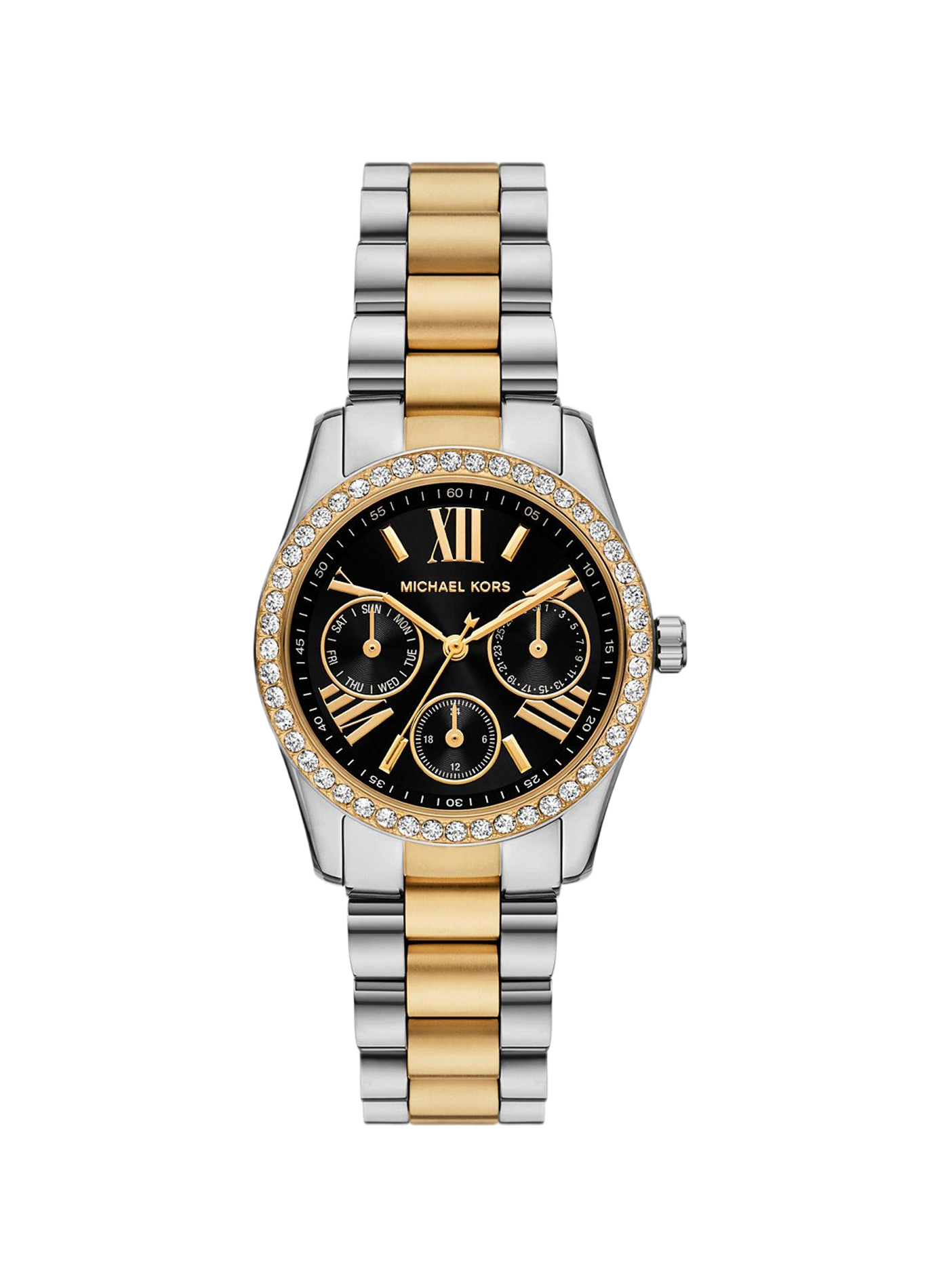 Montre quartz Lexington Lux en acier inoxydable MICHAEL KORS MONTRES Noir