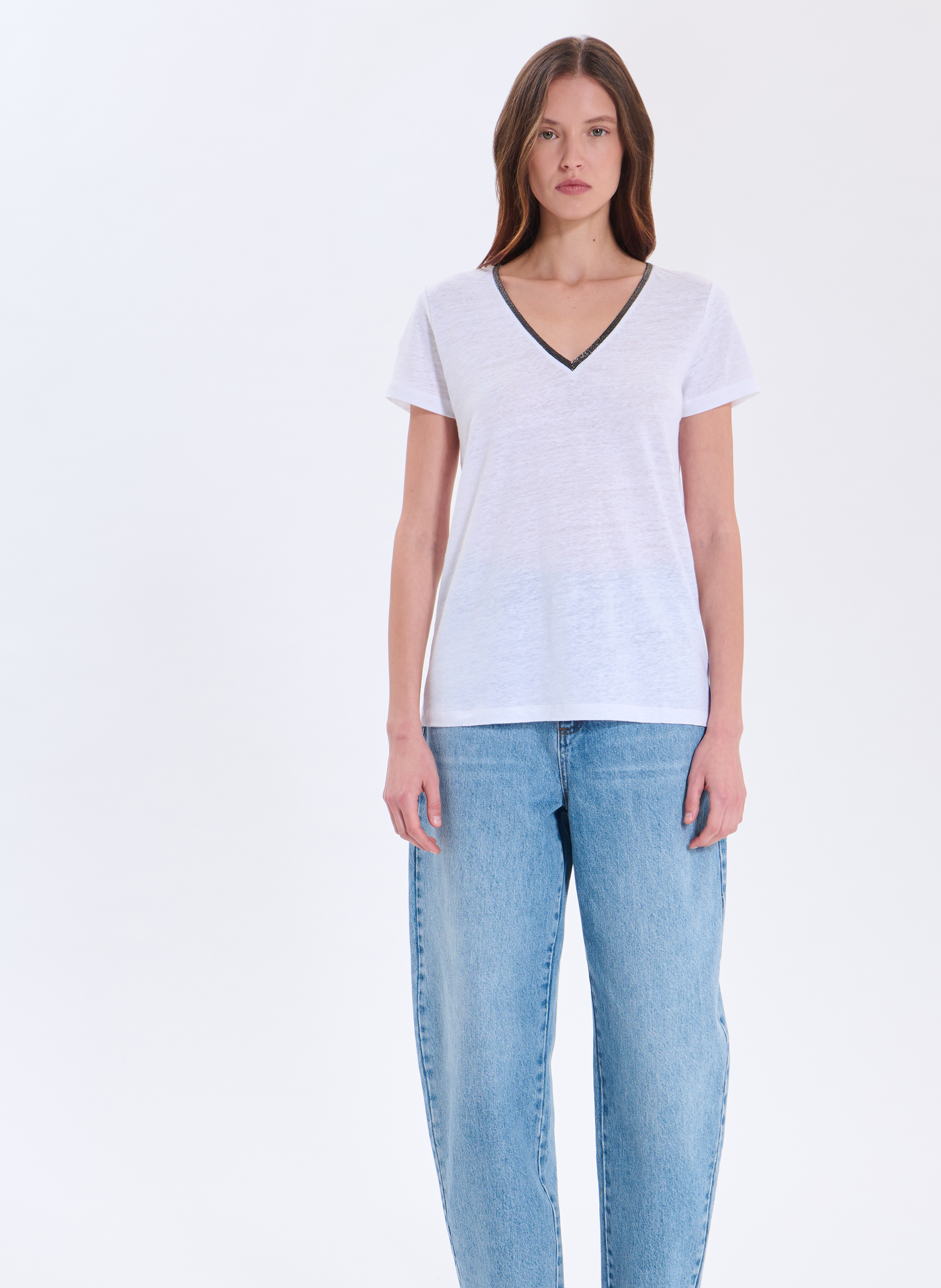 Top  tasmanie ZAPA Blanc