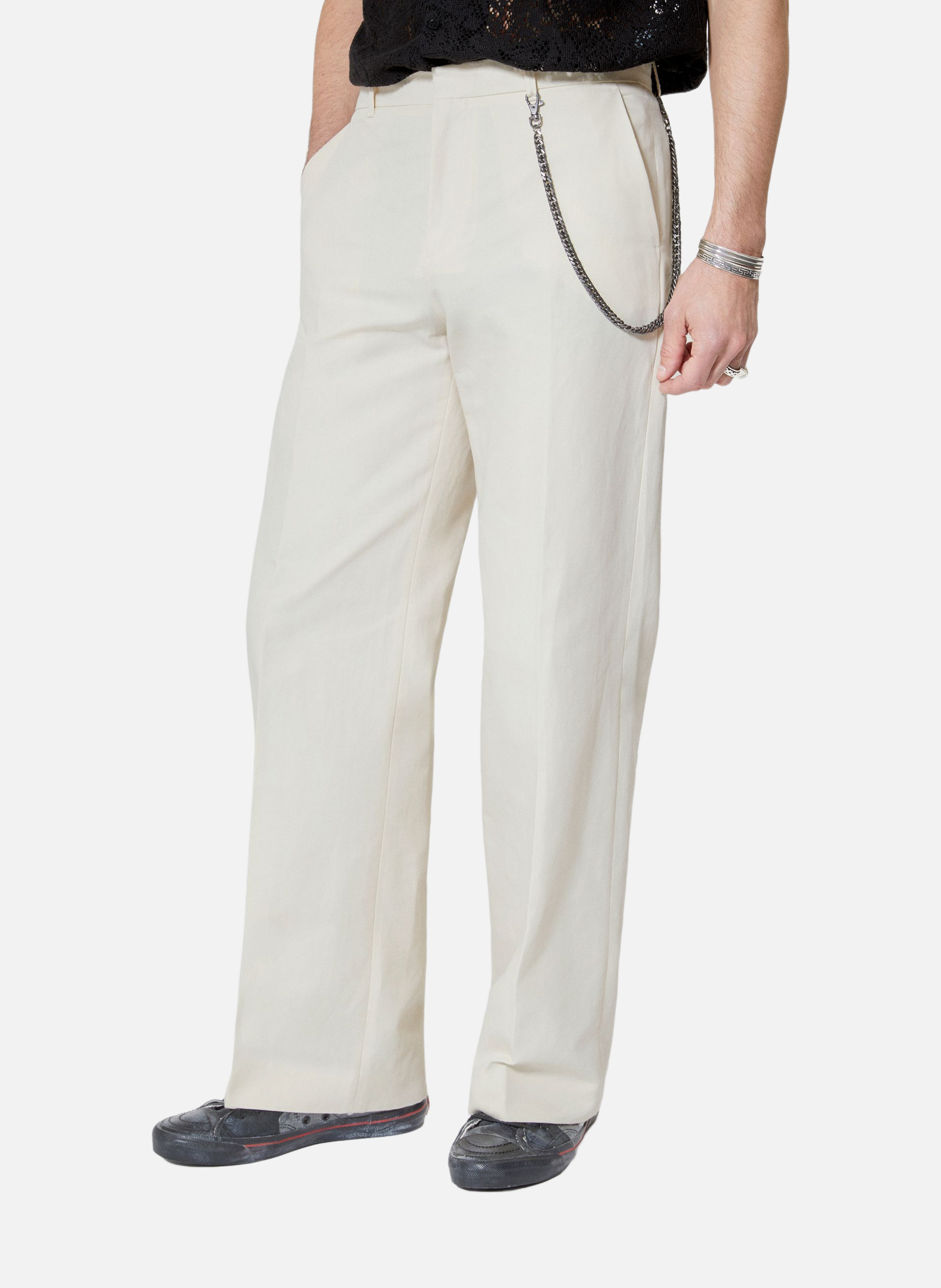 Pantalon large à chaîne THE KOOPLES Beige