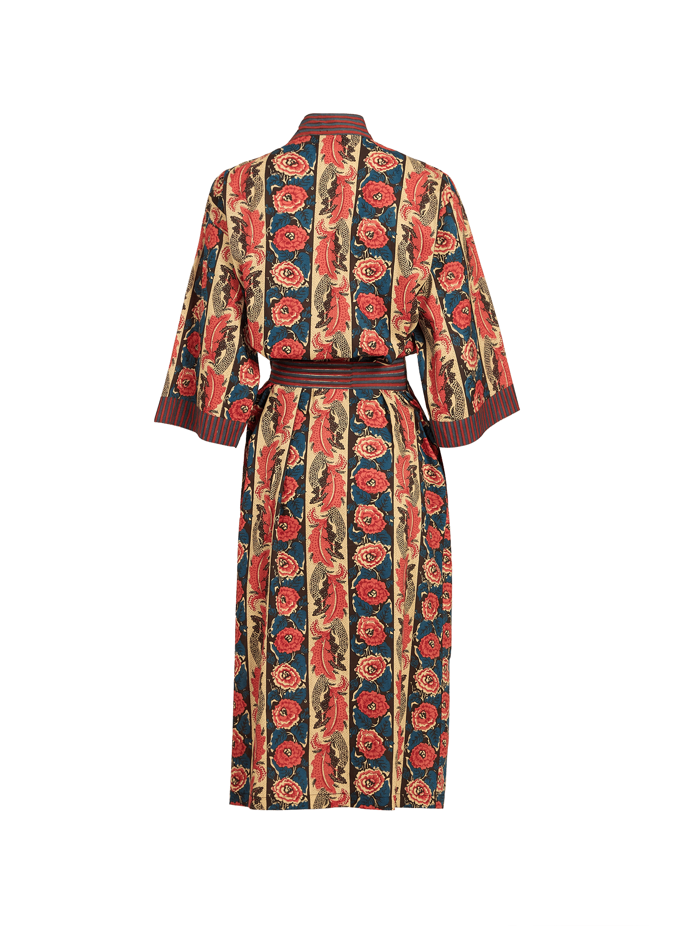 Kimono Amber imprimé floral en coton CURIOSITY LAB Multicolore