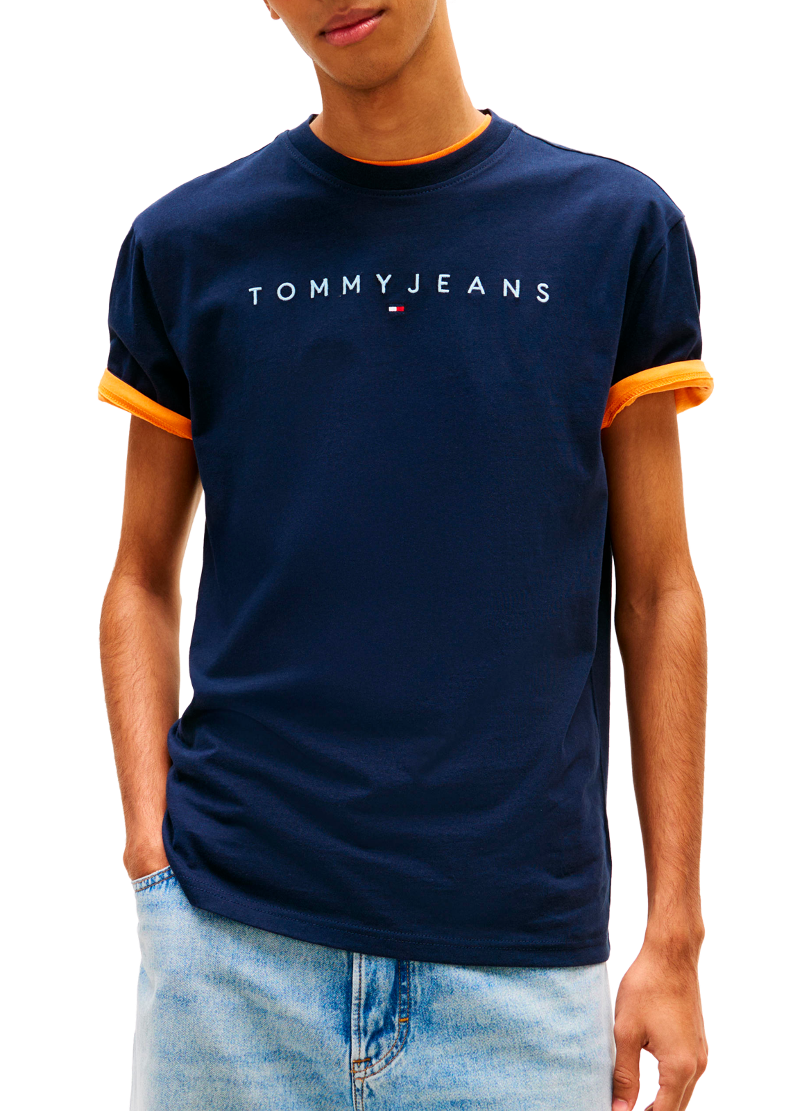 T-shirt à logo brodé TOMMY HILFIGER Multicolore