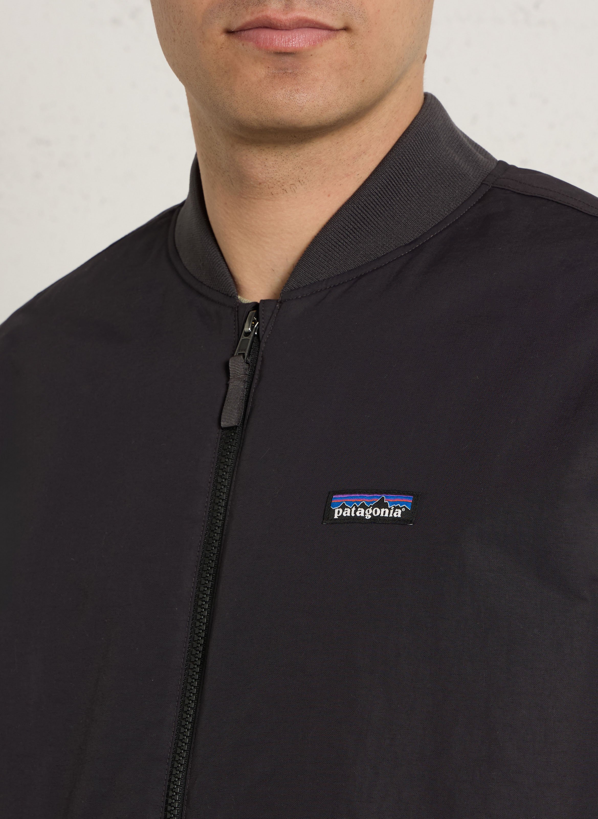 Veste zippée large unie PATAGONIA Gris