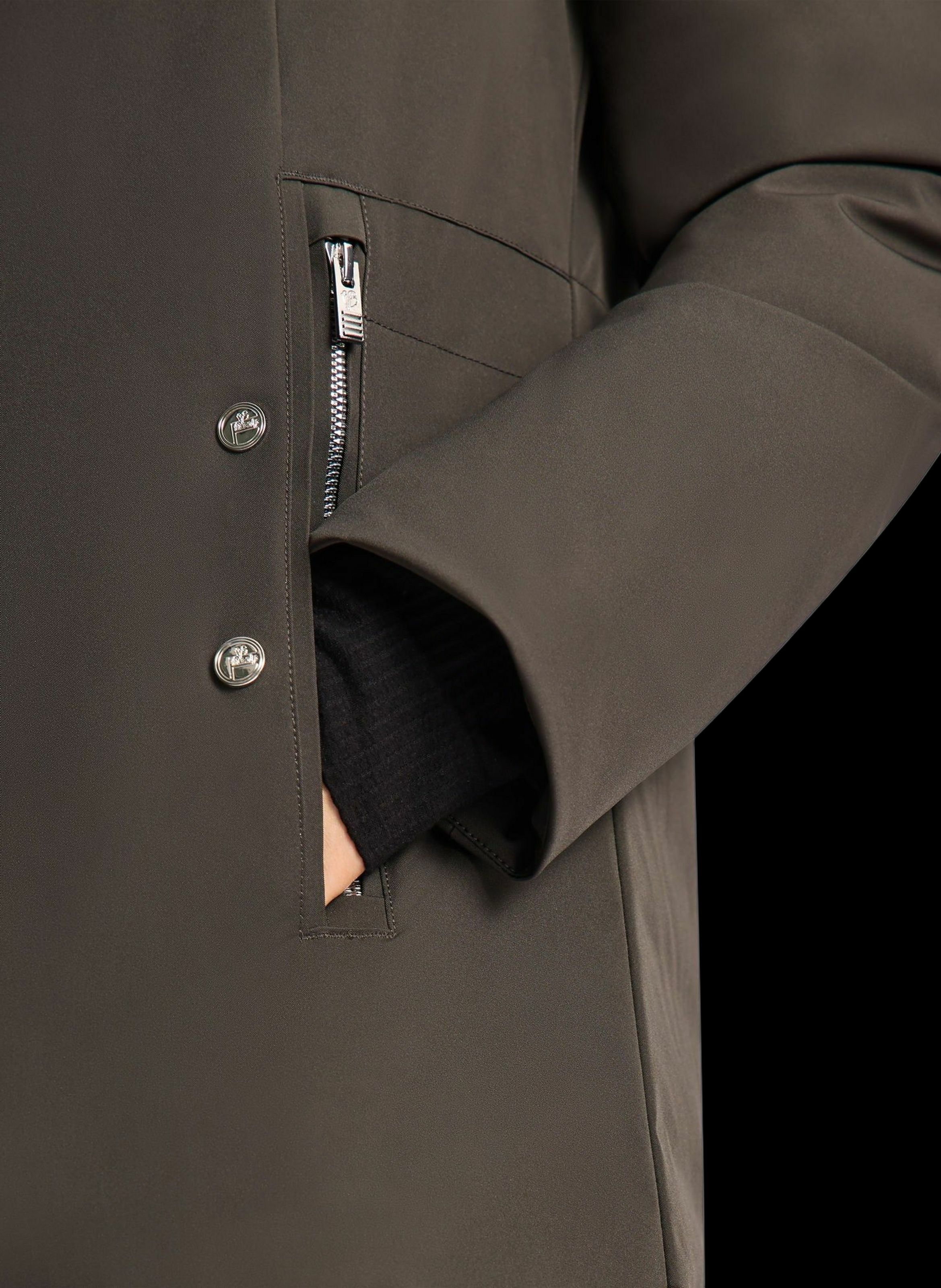 Manteau misha col montant coupe regular | Vert FUSALP Femme
