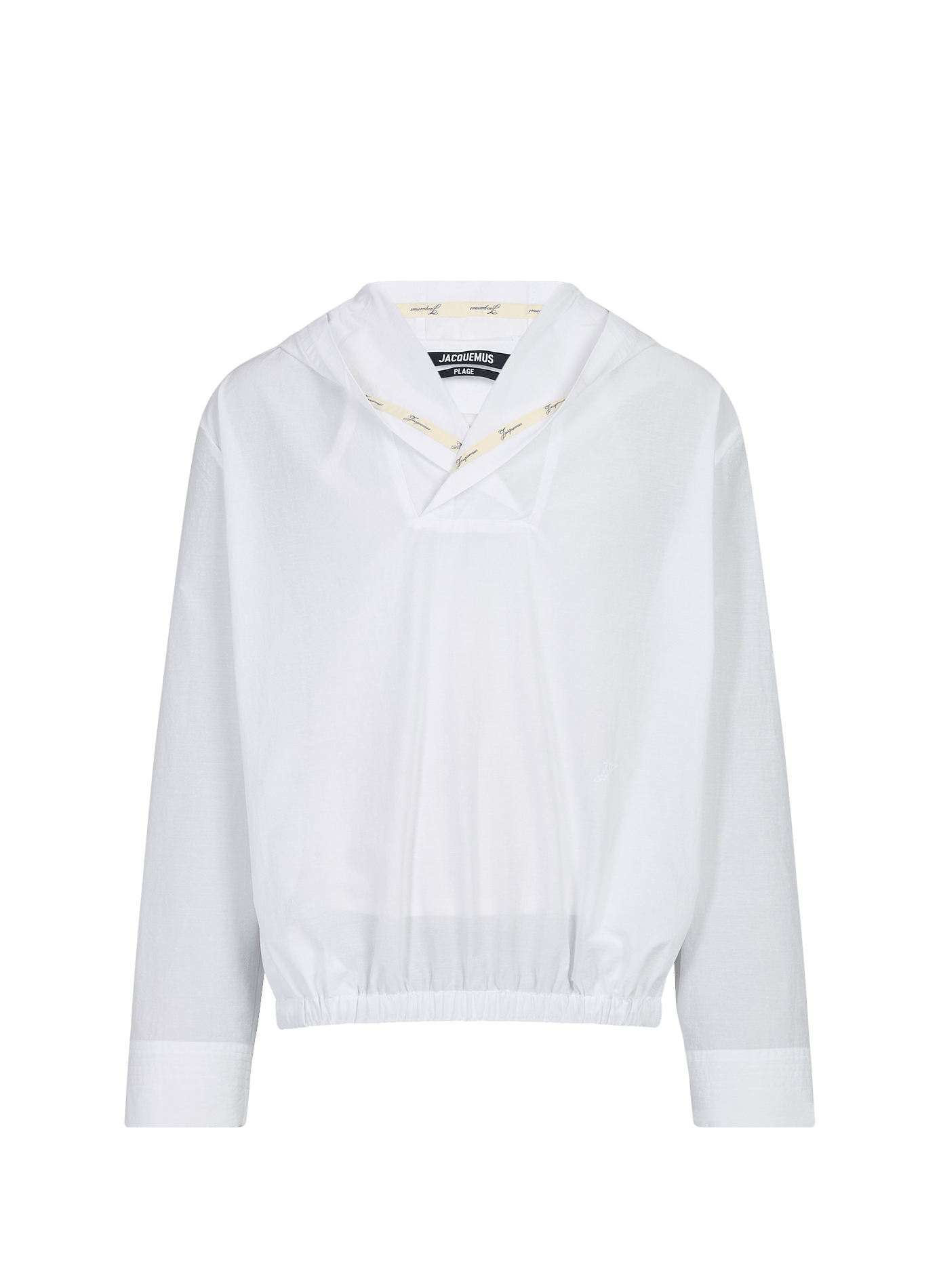 Marine cotton top JACQUEMUS White