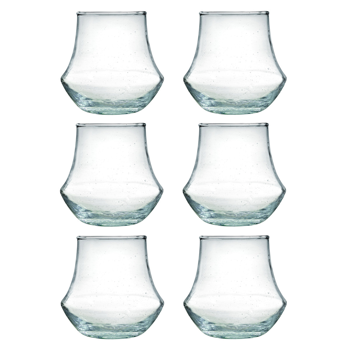 Nour - lot de 6 verres à dégustation 28 cl recyclé soufflés bouche MEDARD DE NOBLAT Transparent