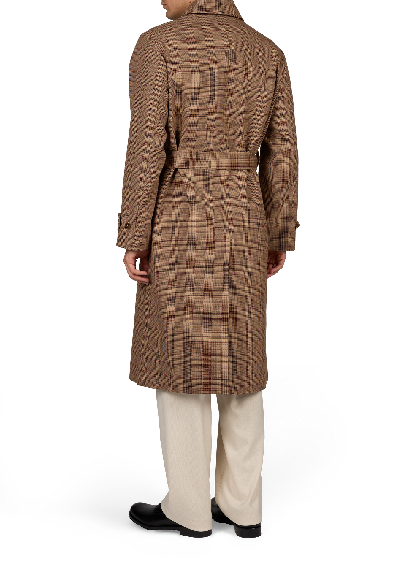 Manteau droit Prince-de-galles DROLE DE MONSIEUR Marron