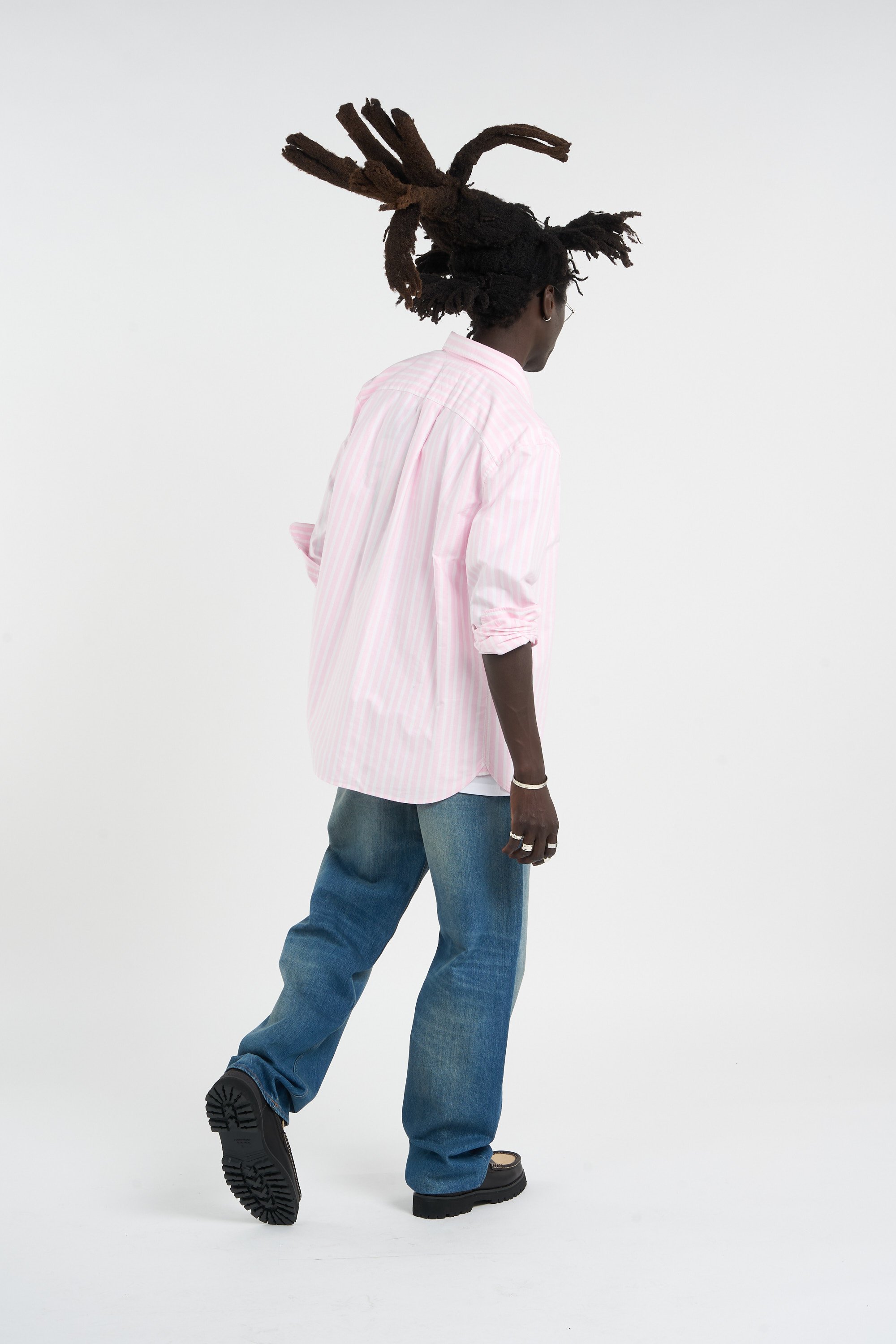 Chemise l/s c-logo CARHARTT WIP Rose