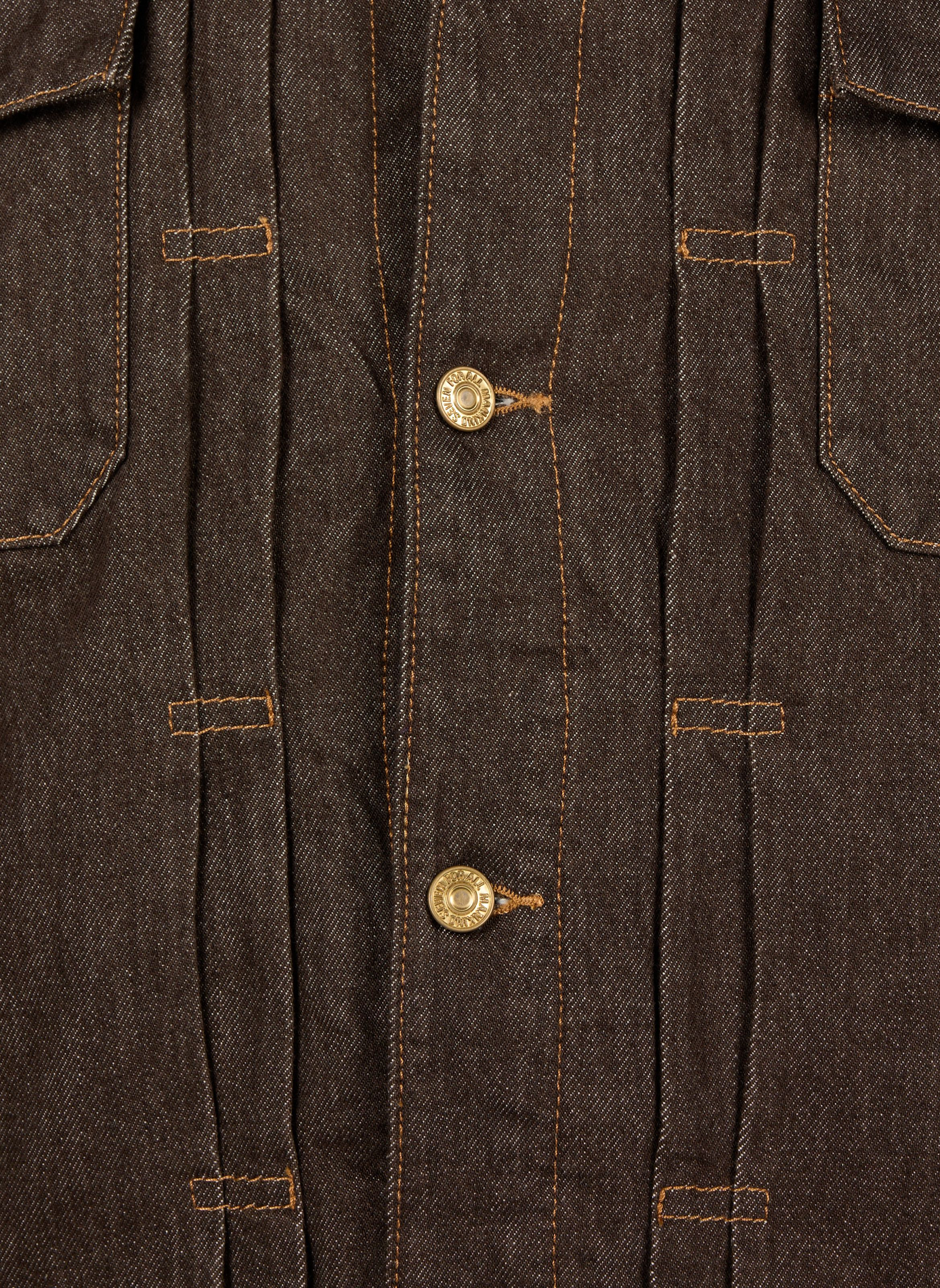 Straight denim jacket in cotton 7 FOR ALL MANKIND Brown