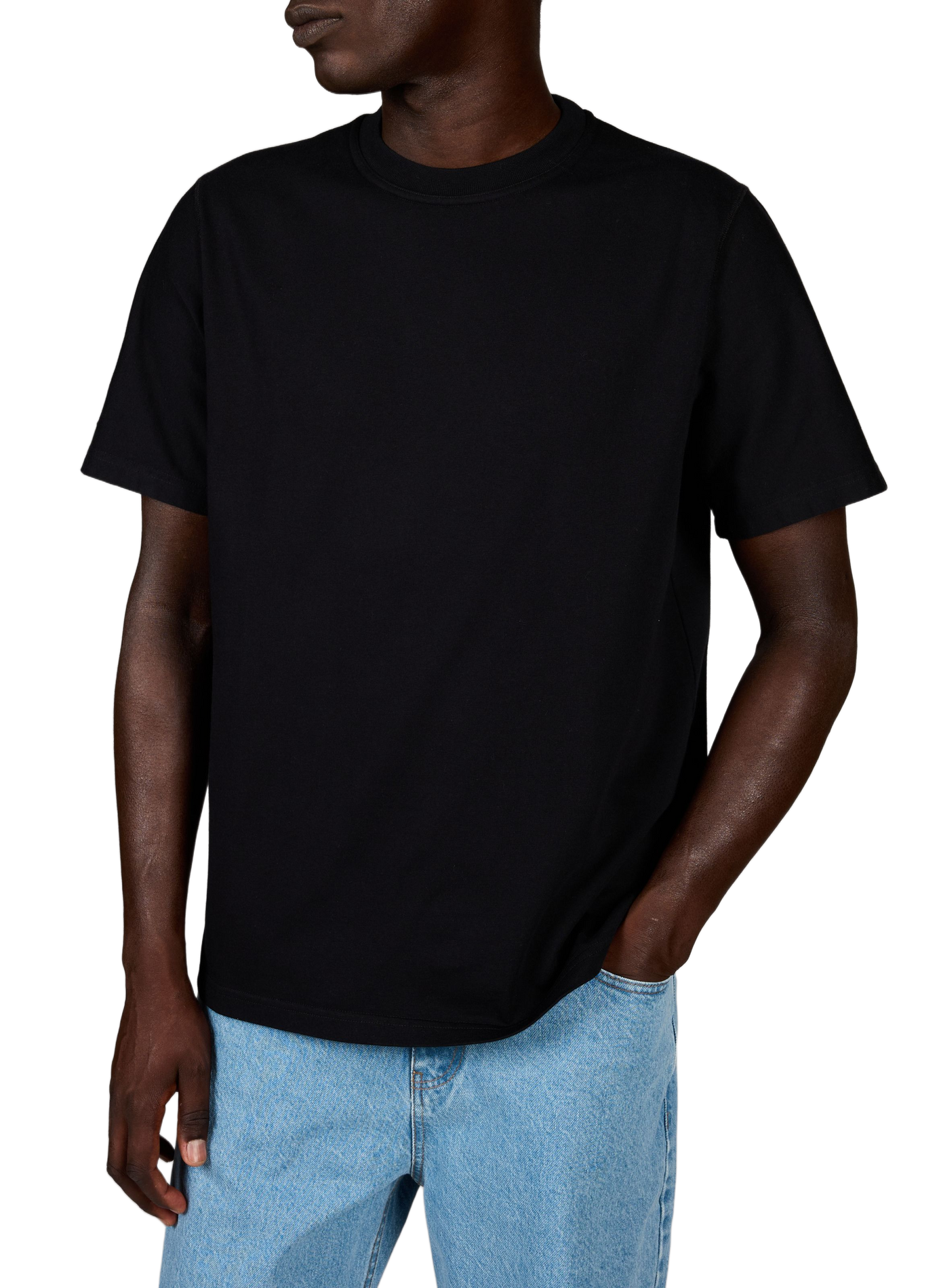 Bedrucktes T-Shirt mit Rundhalsausschnitt aus Baumwolle ARTE ANTWERP Schwarz