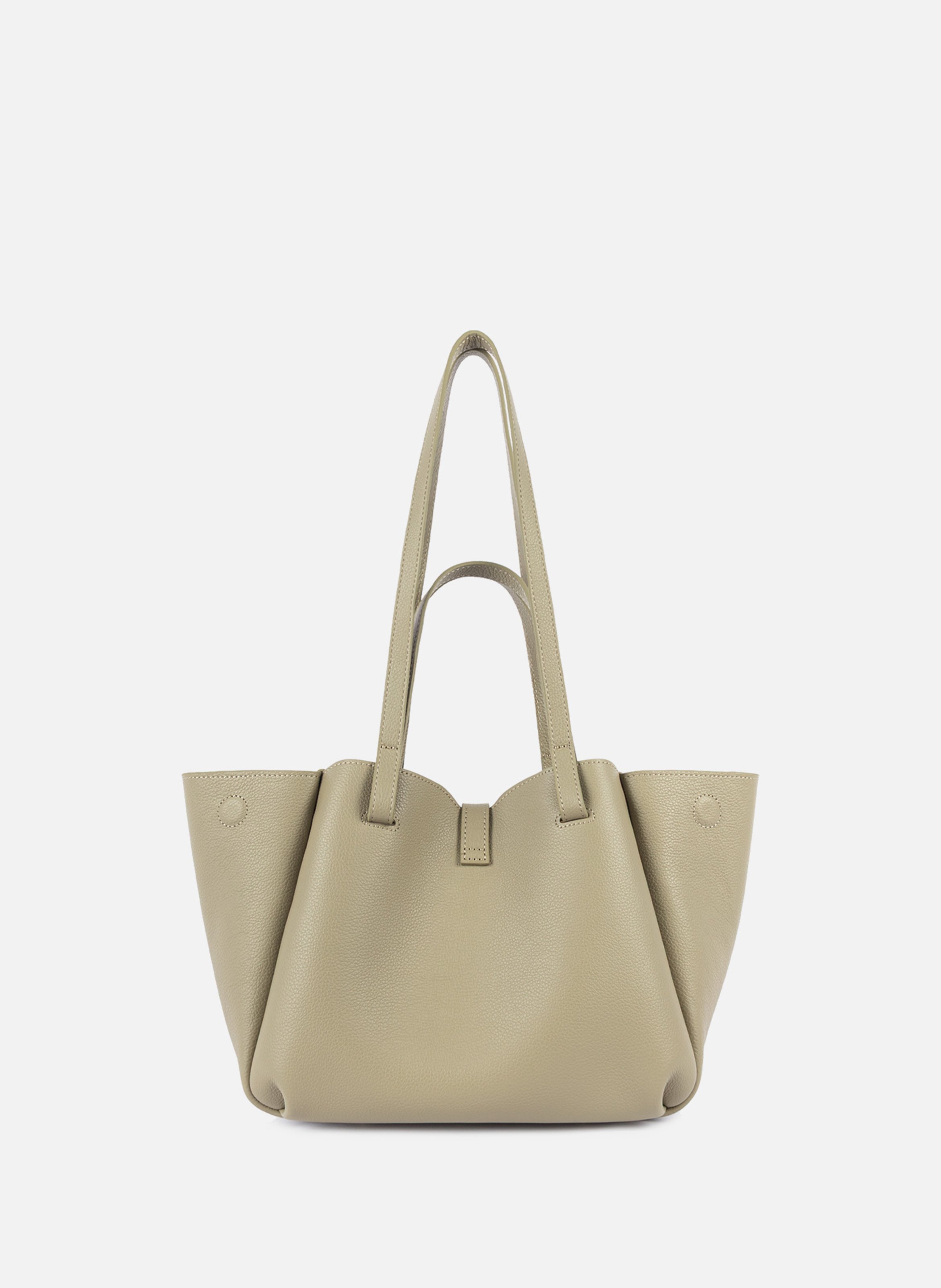 Sac cabas épaule - milano horizon LANCASTER Kaki