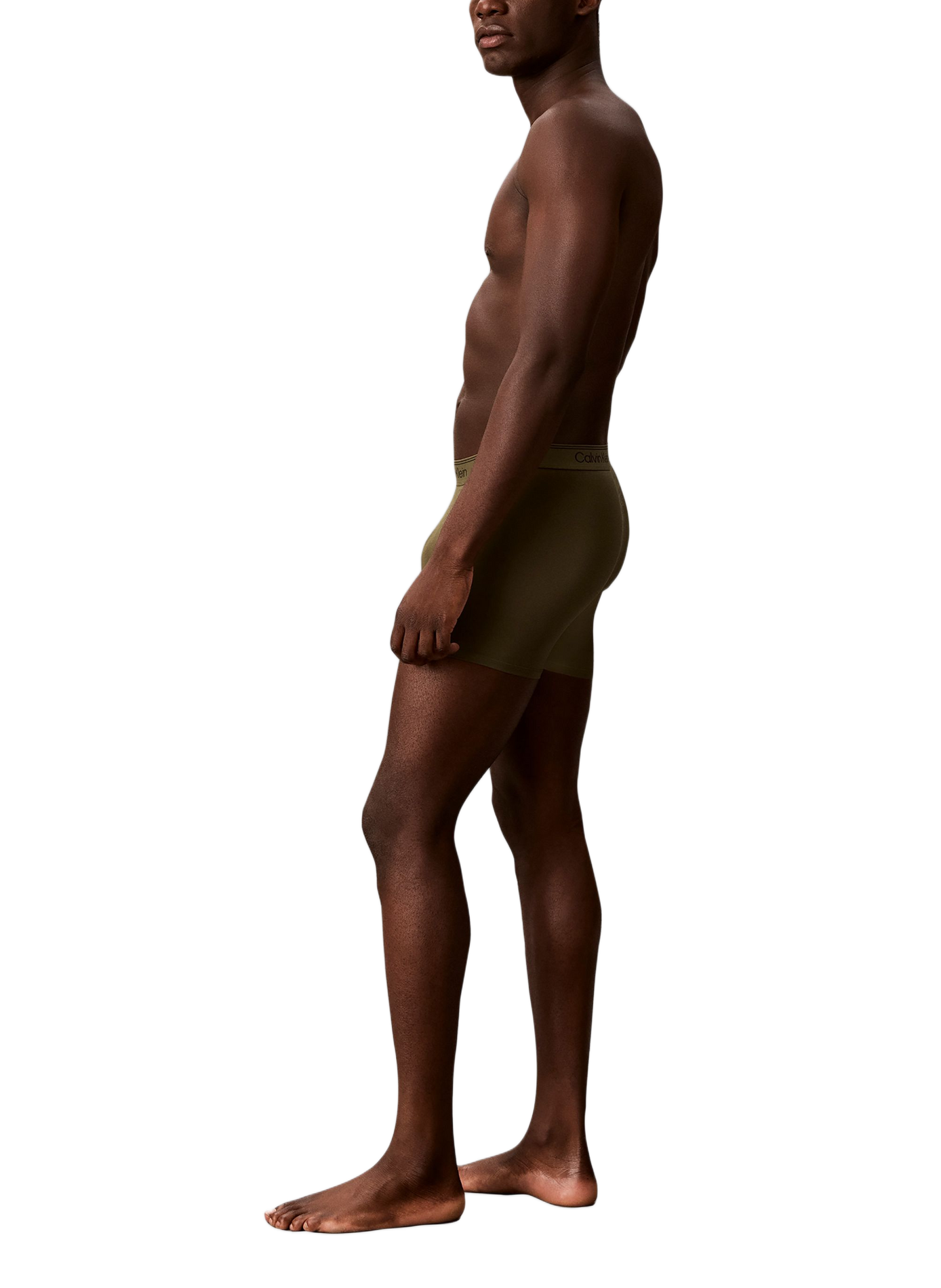Pack mit 3 langen Boxershorts aus Stretch-Mikrofaser CALVIN KLEIN Mehrfarbig
