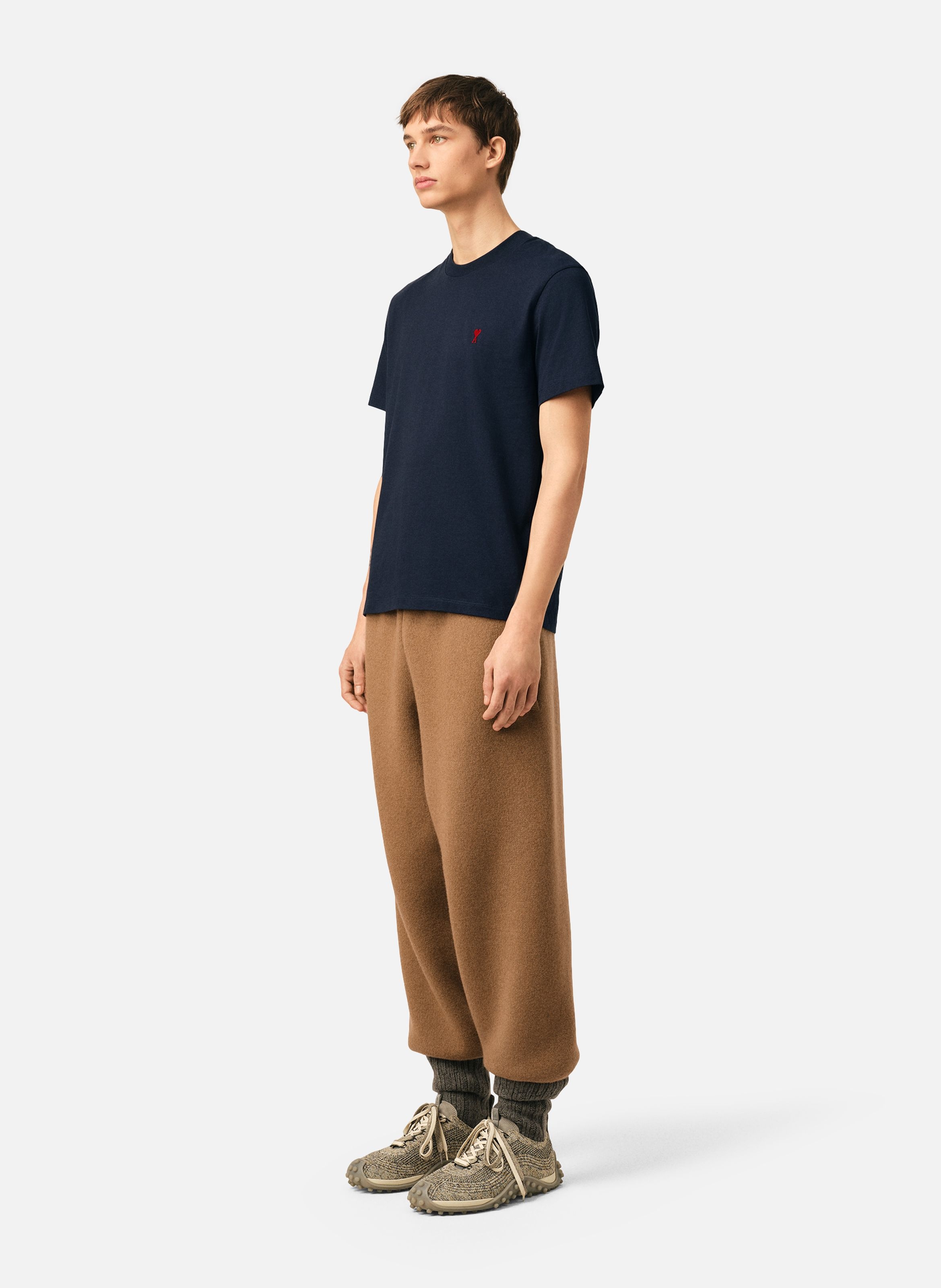 T-shirt ami de coeur rouge unisexe | Bleu AMI PARIS Homme