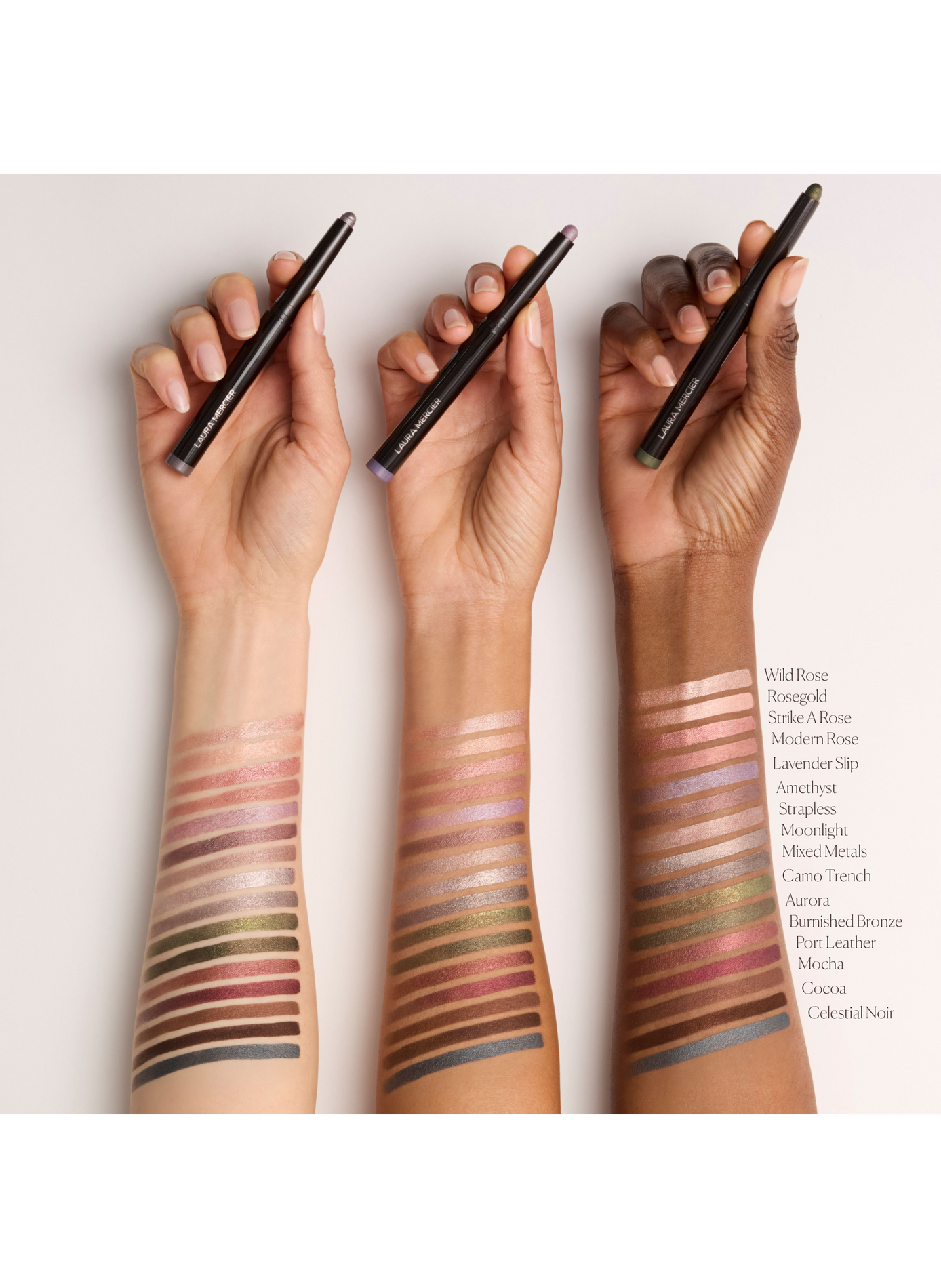 Shimmer Caviar Stick Eye Color LAURA MERCIER Lavender slip