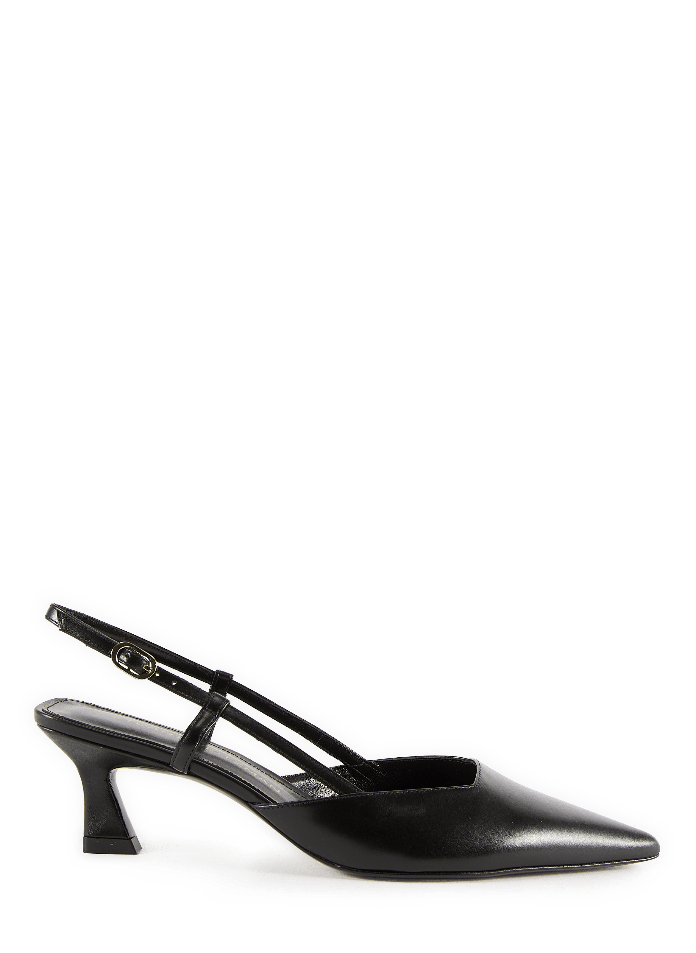 Sling-back Vinnie 50 en cuir STUART WEITZMAN Noir