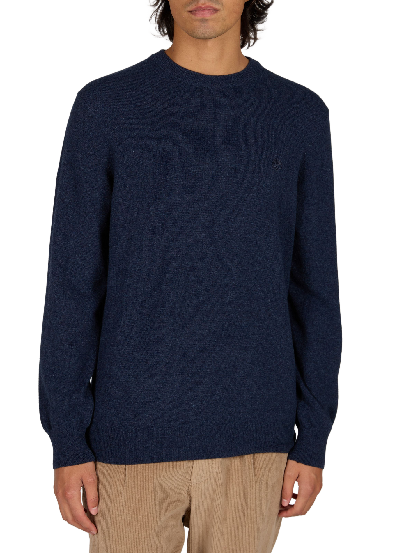 Pull droit en laine mélangée TIMBERLAND Bleu