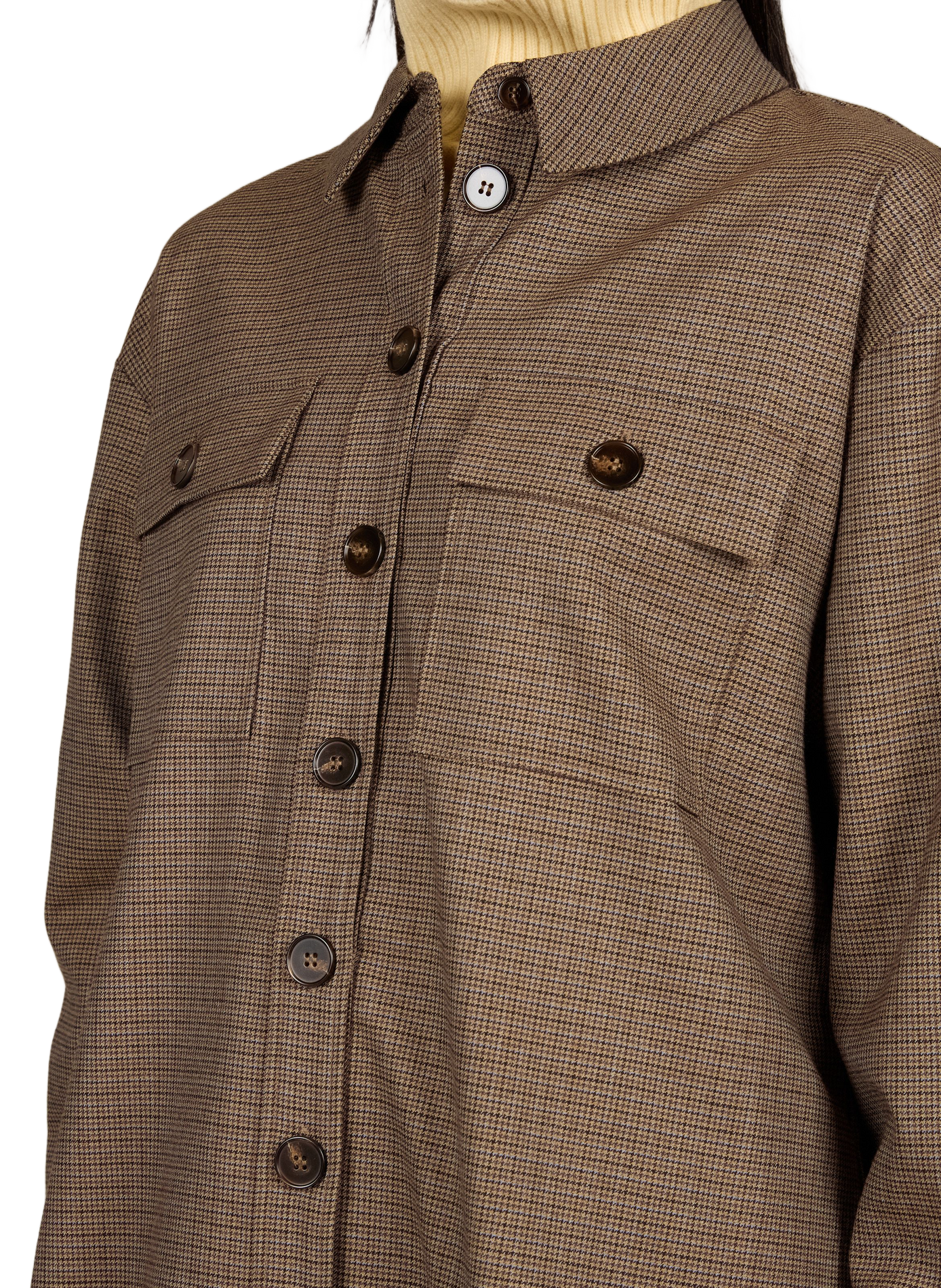 Oversize-Hemd LORD mit Print SUNCOO Beige