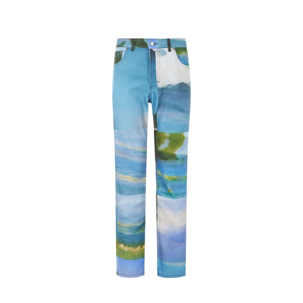 Pantalon Terra Grid en coton