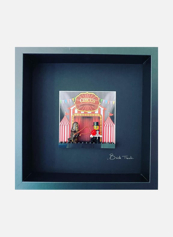 Tableau Frayeur au cirque by BRICK TREATS BRICK TREATS Tableau Frayeur au cirque