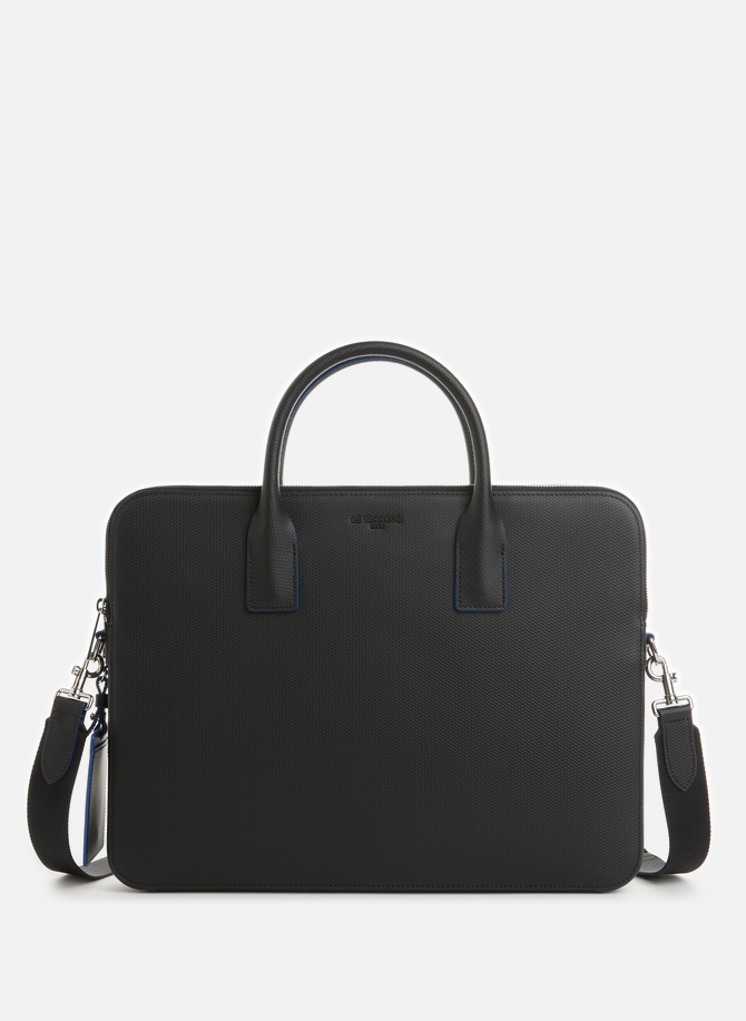 Emile slim 15? signature T-grain leather briefcase LE TANNEUR