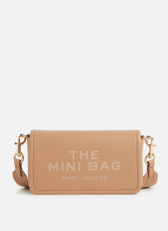 The Leather Mini Shoulder Bag in leather Brown by MARC JACOBS MARC JACOBS The Leather Mini Shoulder Bag in leather Brown
