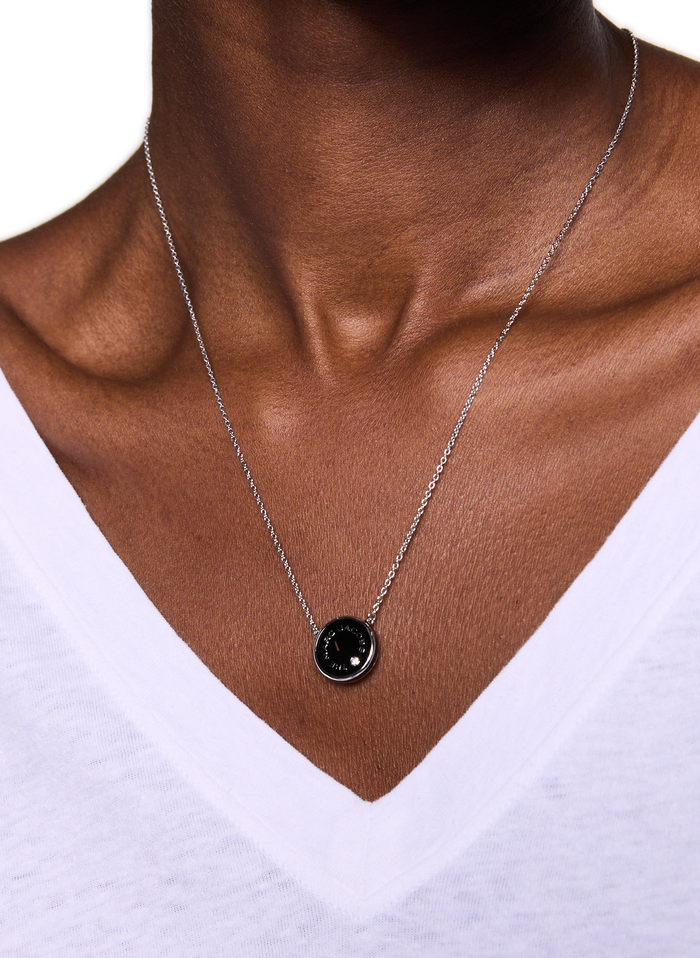 Collier The Medallion  MARC JACOBS Argent