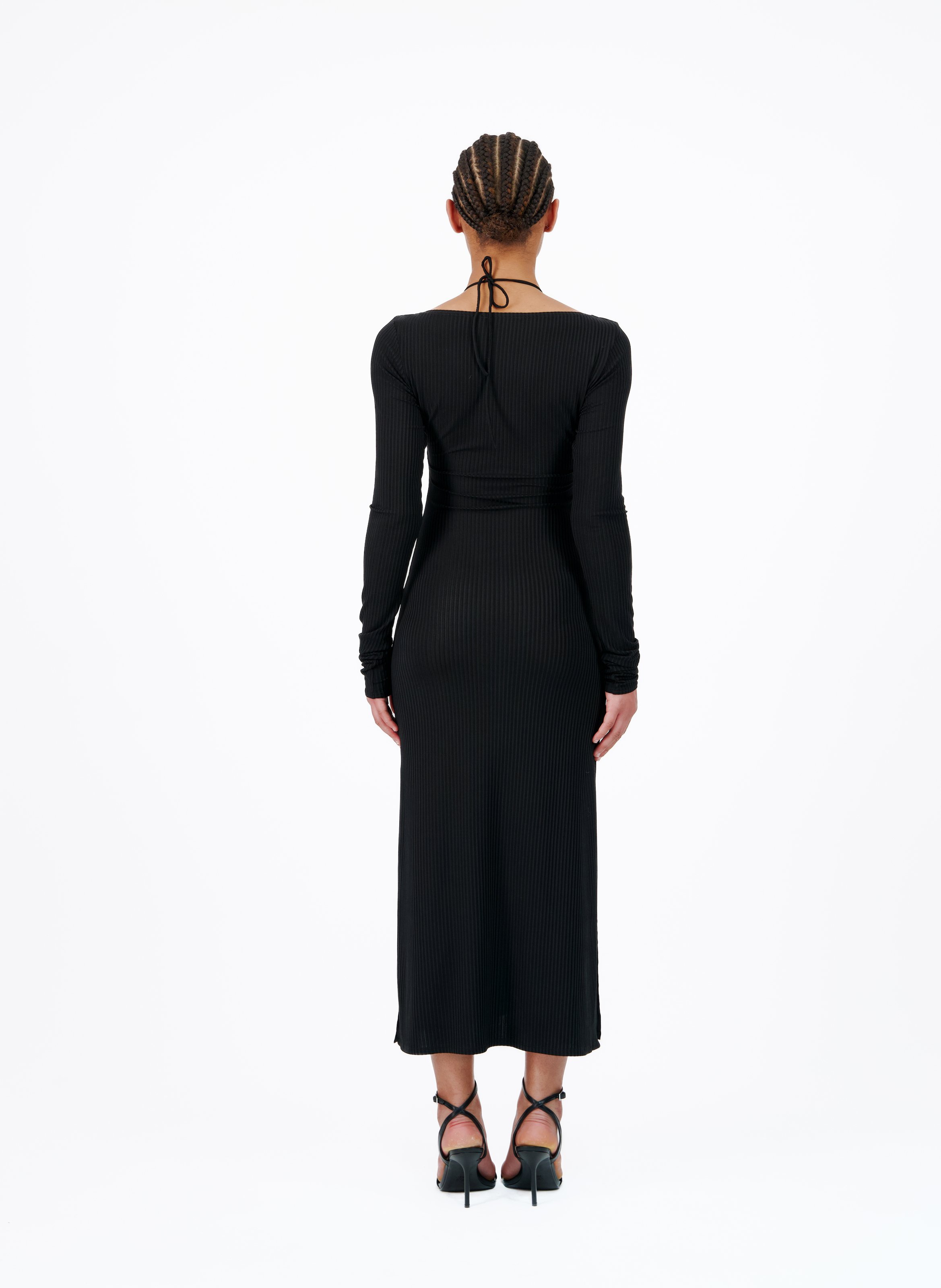 Robe cardigan avec soutien-gorge intégré VAILLANT Noir