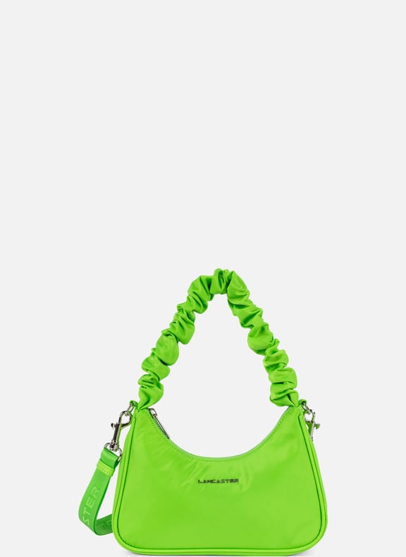 Petit sac besace - basic chouchou Vert by LANCASTER LANCASTER Petit sac besace - basic chouchou Vert