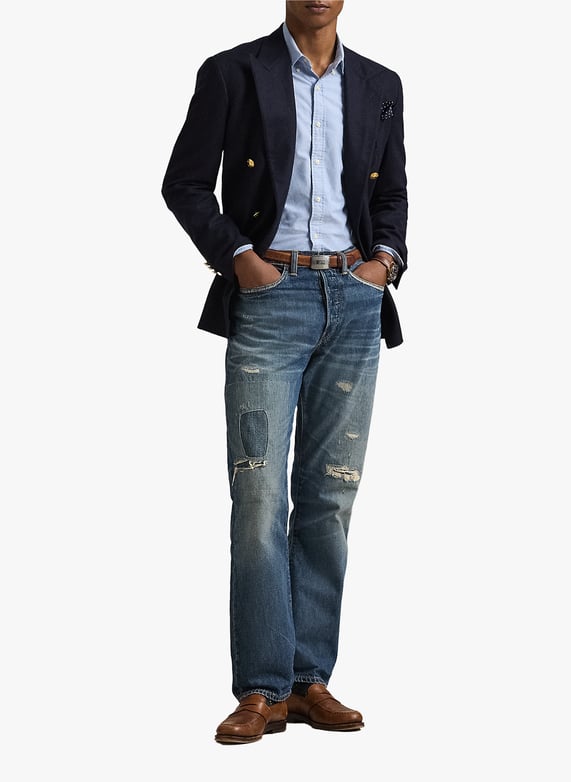 Slim Fit Long Sleeve Shirt | Blue by POLO RALPH LAUREN Slim Fit Long Sleeve Shirt Blue