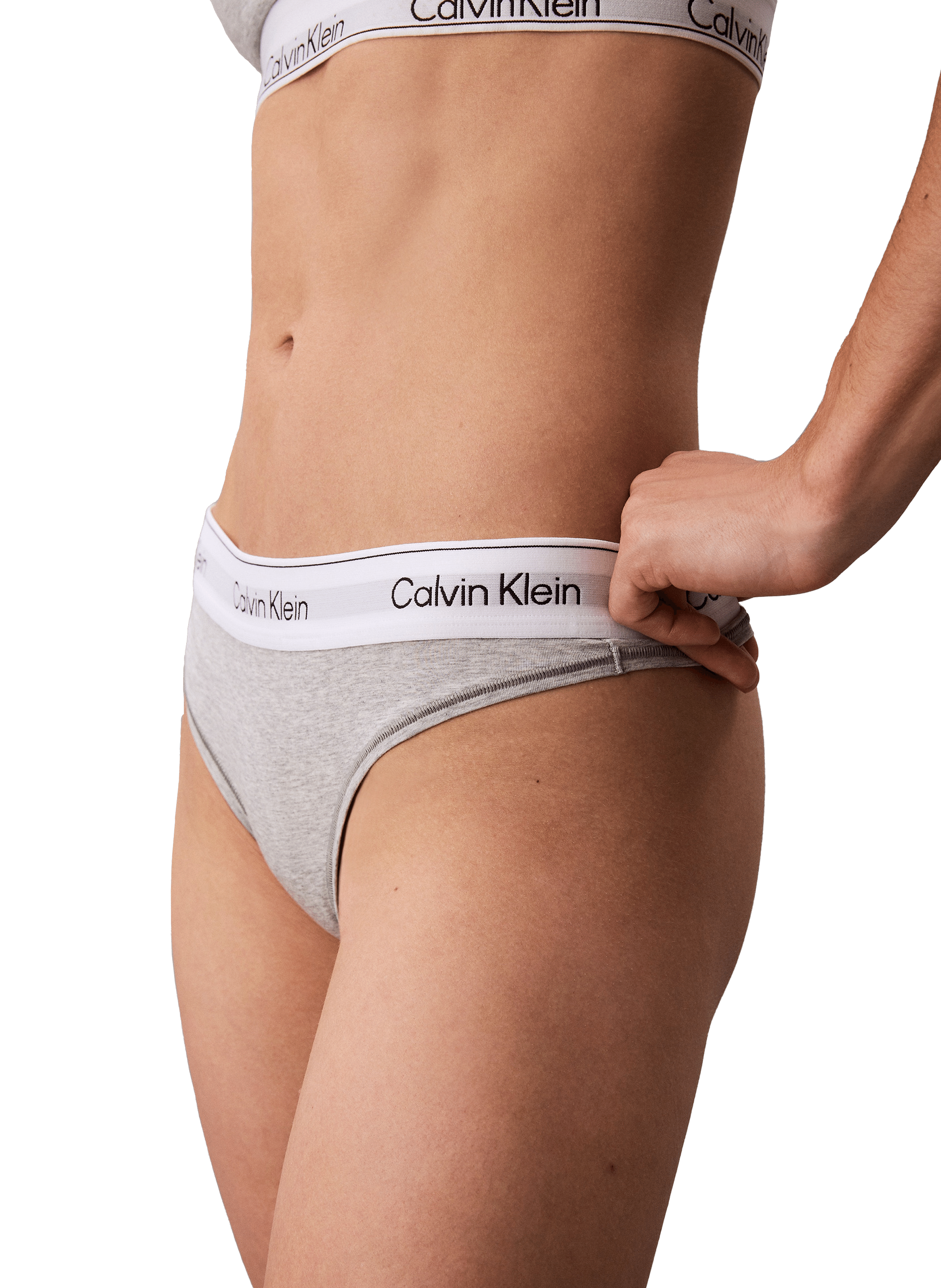String à motif CALVIN KLEIN Gris