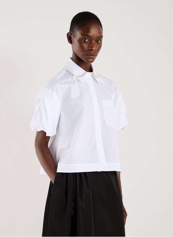 Cotton pearl shirts White by SIMONE ROCHA SIMONE ROCHA Cotton pearl shirts White