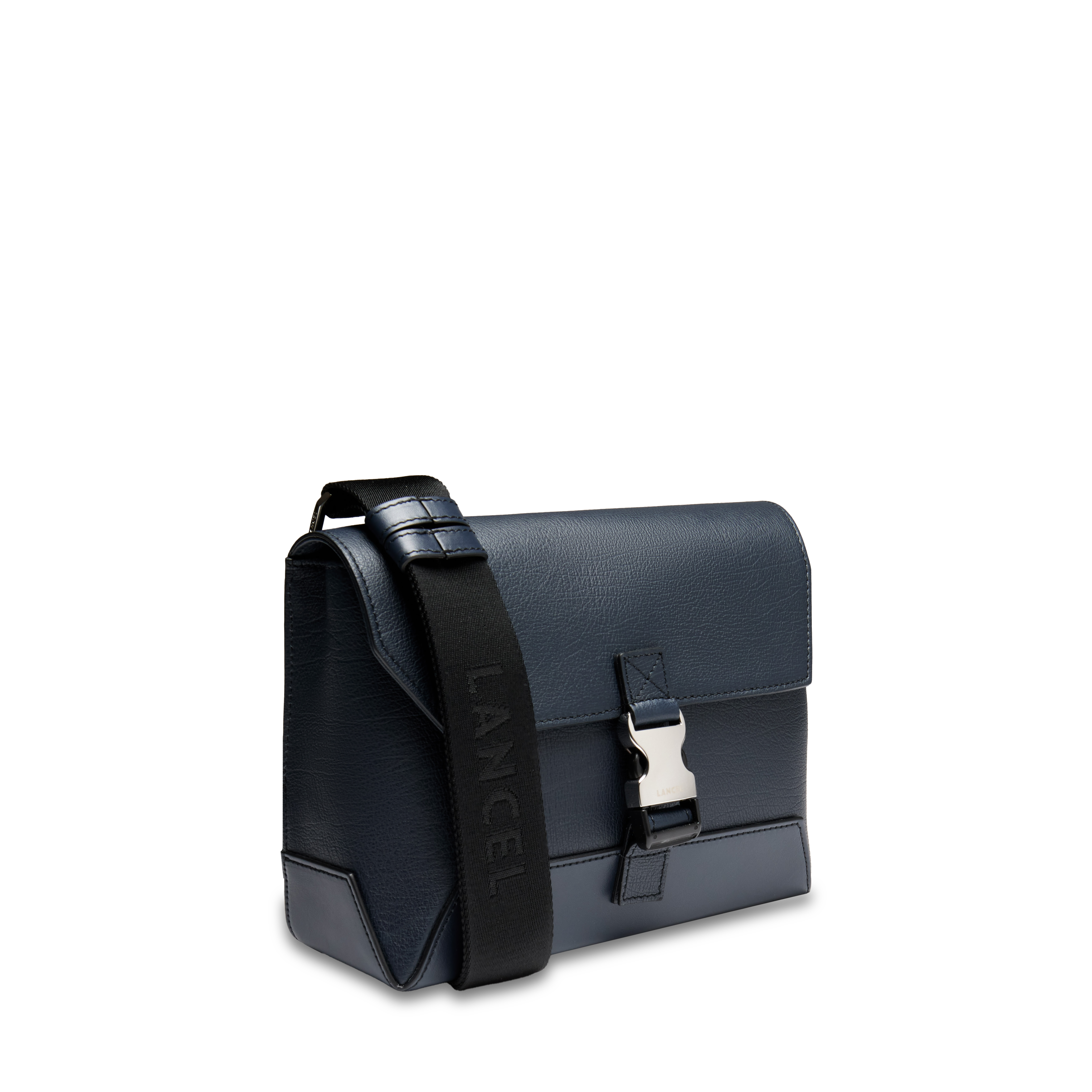 Sac messenger m milo de lancel en cuir LANCEL Bleu
