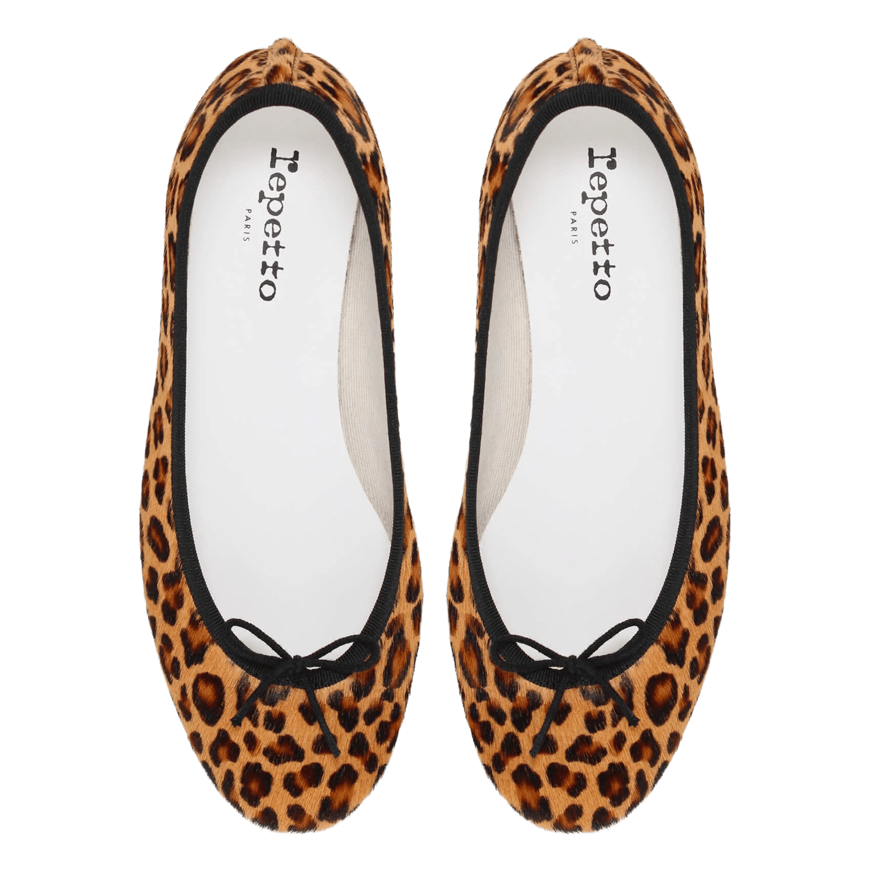 Escarpins en cuir pony camille REPETTO Marron