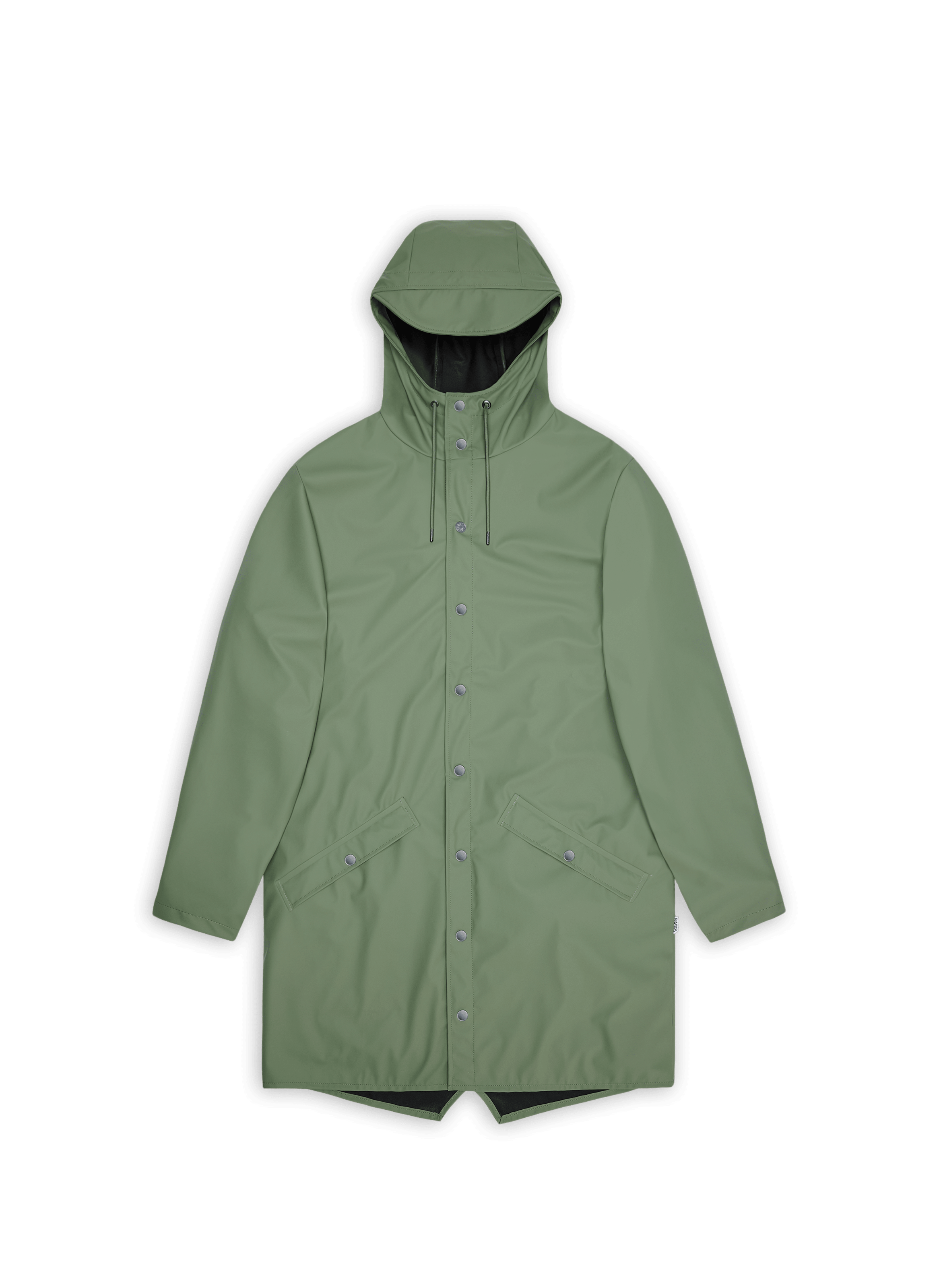 Long hooded raincoat RAINS Multicolour