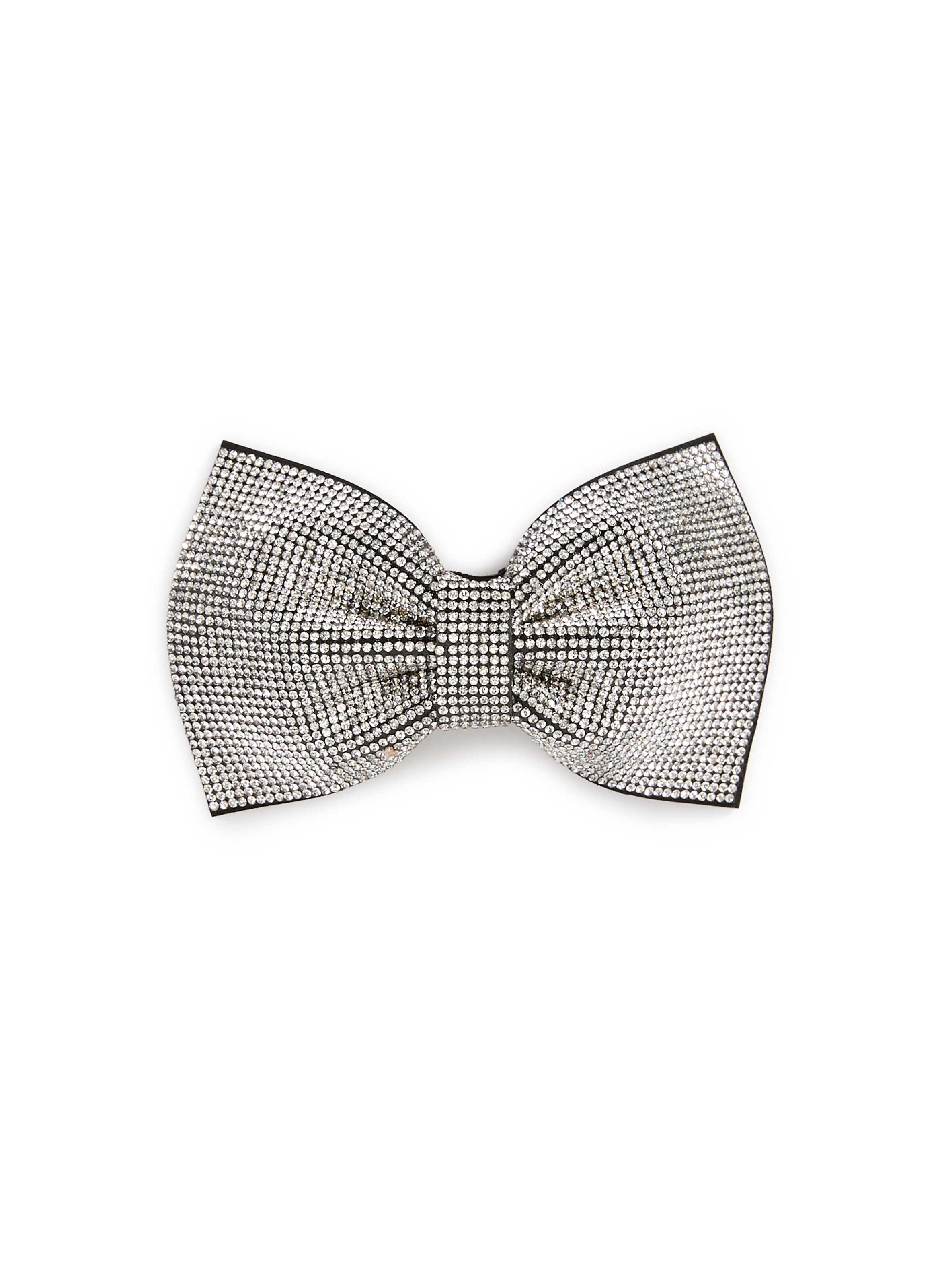 Bow barrette with rhinestones AU PRINTEMPS PARIS Silver