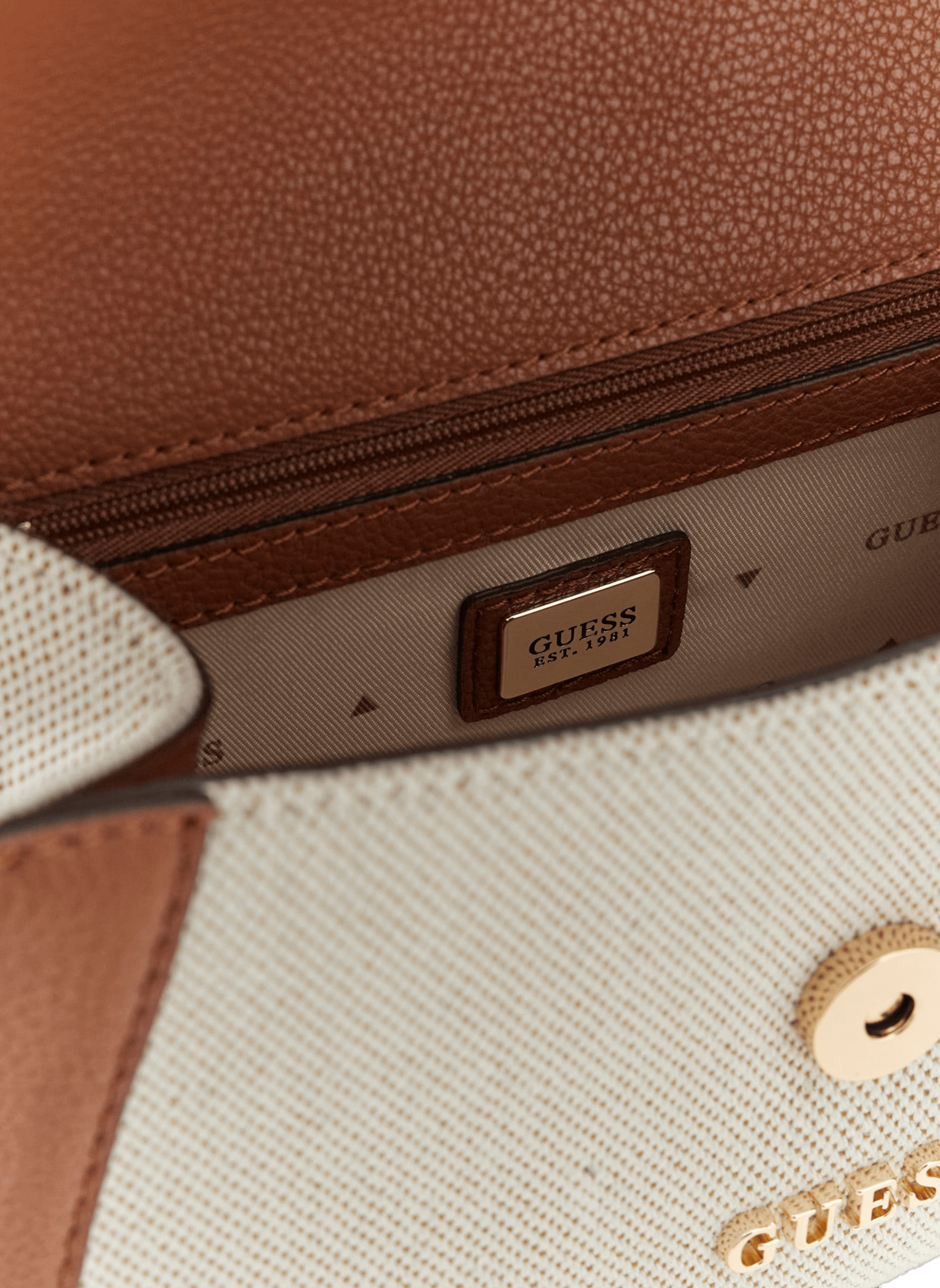 Sac à bandoulière bicolore en coton mélangé GUESS Multicolore