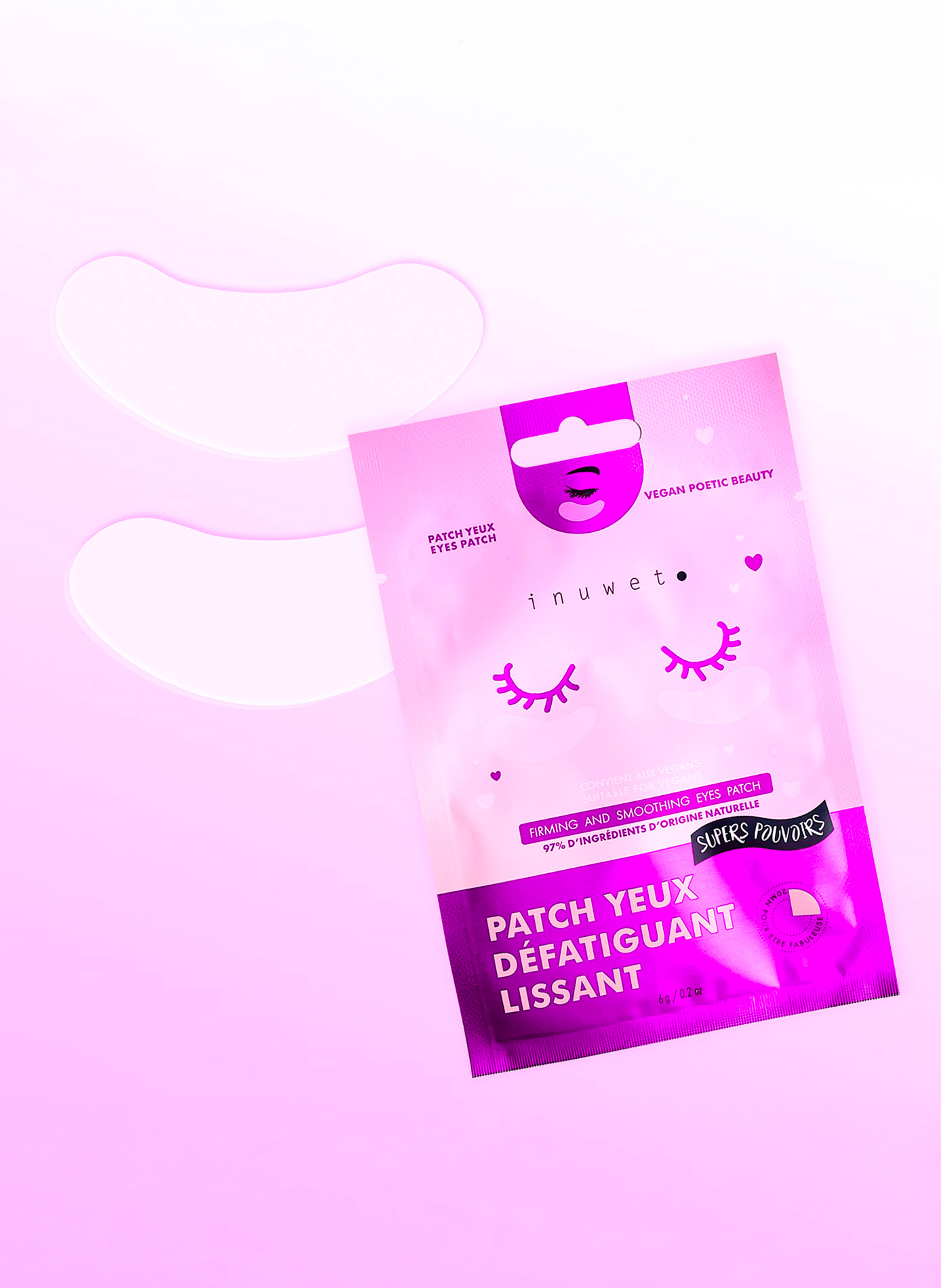 Coffret love letter - Patchs yeux & lèvres INUWET No color