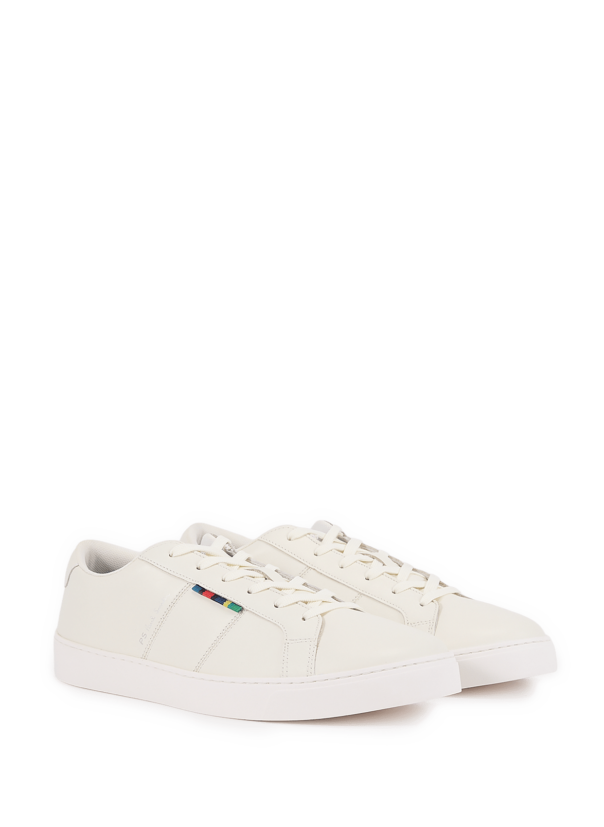 Baskets en cuir PAUL SMITH Blanc